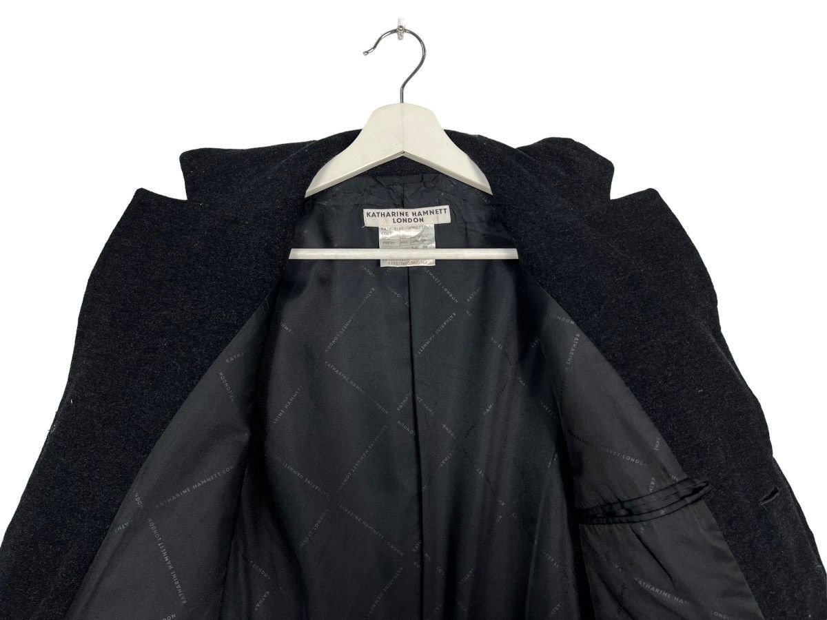 Katharine Hamnett London 🔥 KATHARINE HAMNETT LONDON WOOL OVERCOAT Size US M / EU 48-50 / 2 - 11 Thumbnail