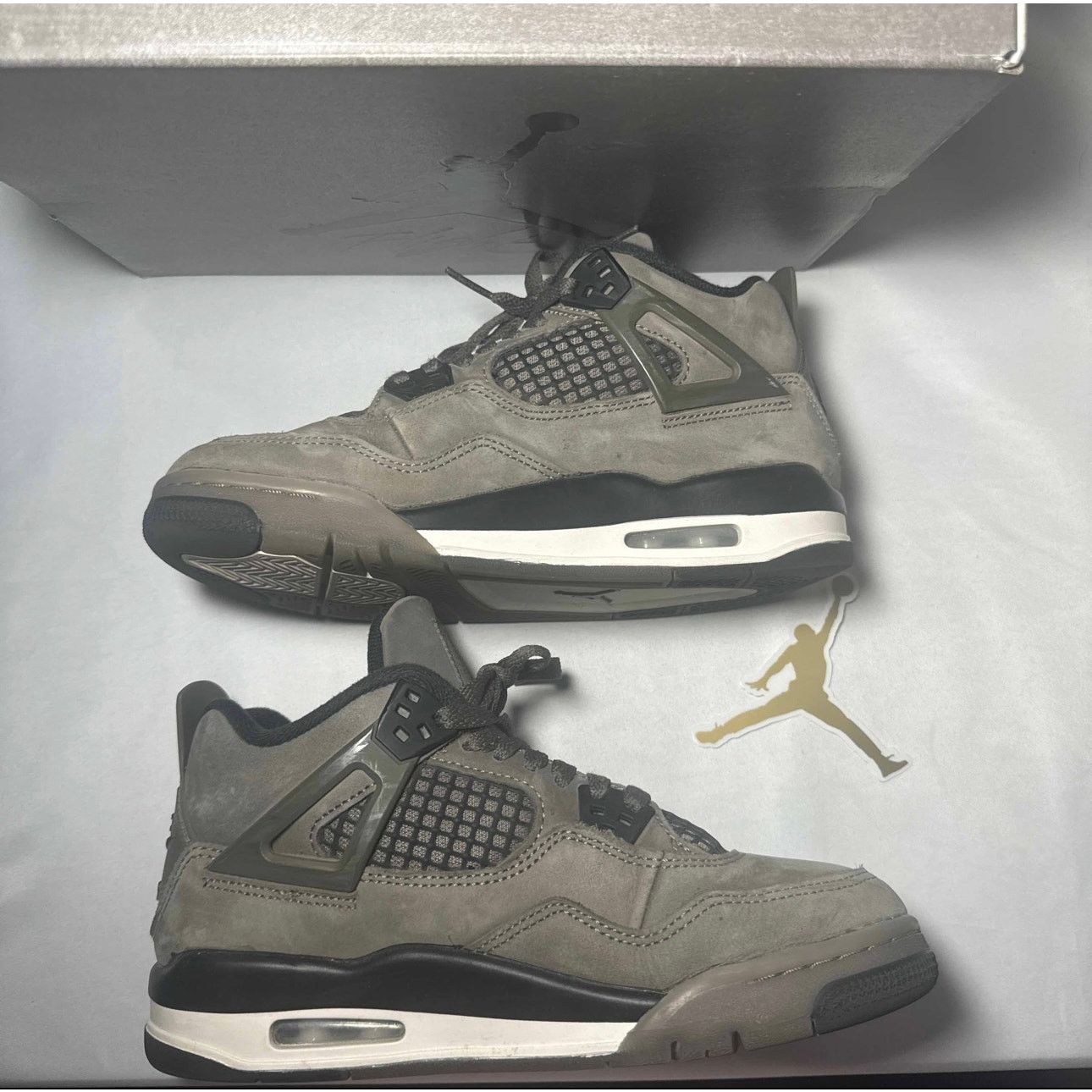 Jordan Brand × Nike Size 5 - Nike Air Jordan 4 Retro GS Cave Stone Men's Shoes Size US 5 / EU 37 - 3 Thumbnail