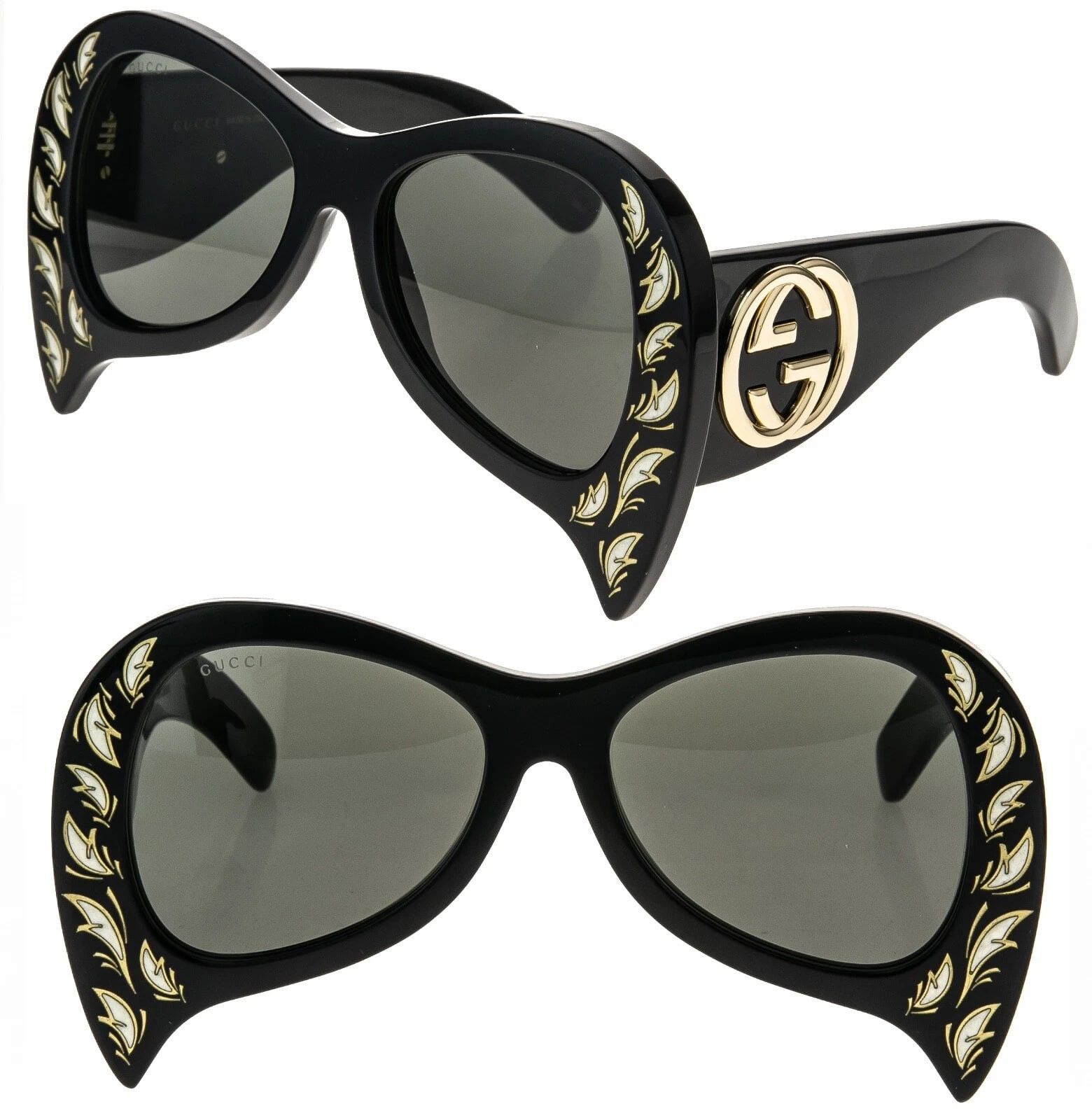 Gucci GUCCI GG0143S HOLLYWOOD FOREVER Mother Of Pearl 0143 002 Size ONE SIZE - 1 Thumbnail