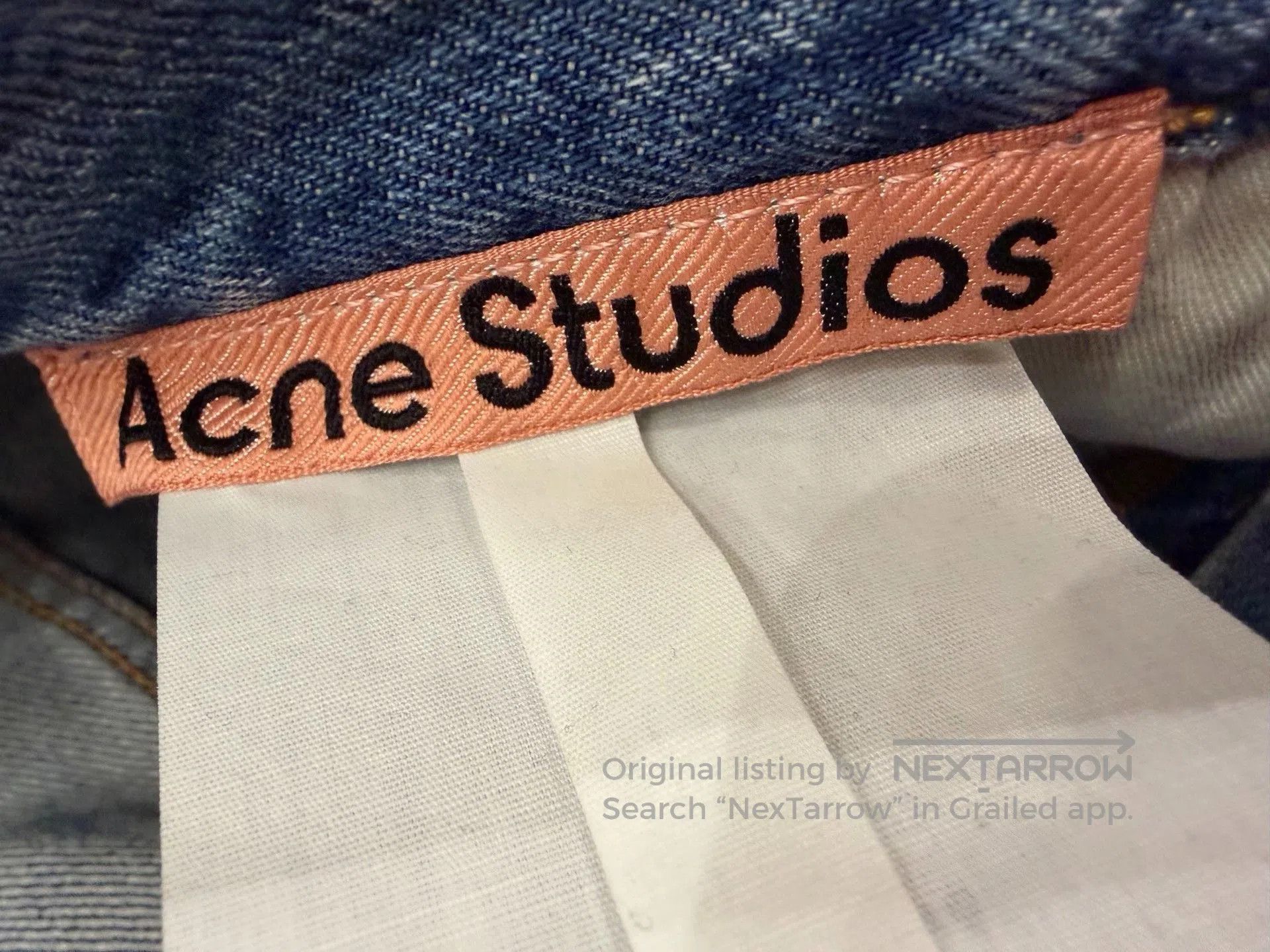 Acne Studios ACNE STUDIOS Vintage Distressed Cotton Jeans. Size US 32 / EU 48 - 7 Thumbnail