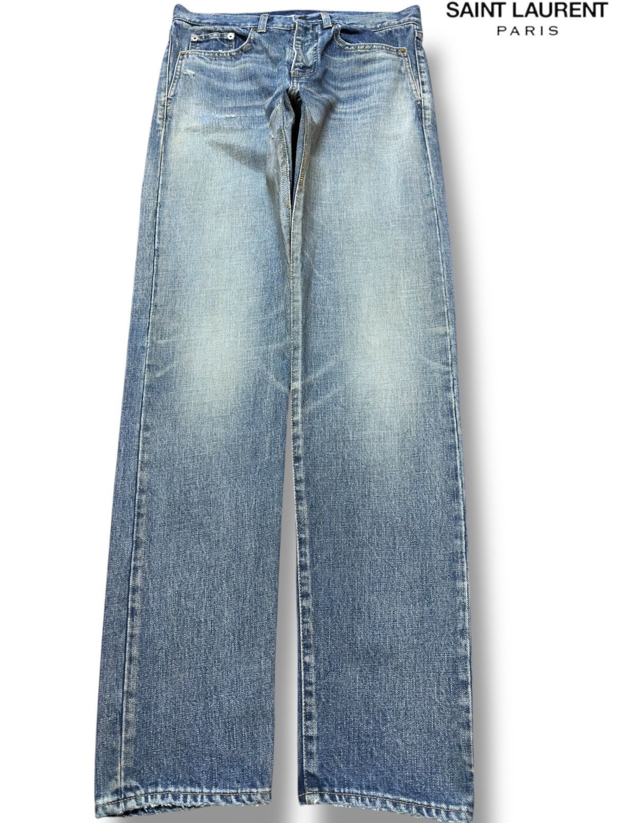 Vintage Saint Laurent Paris Straight Leg Denim