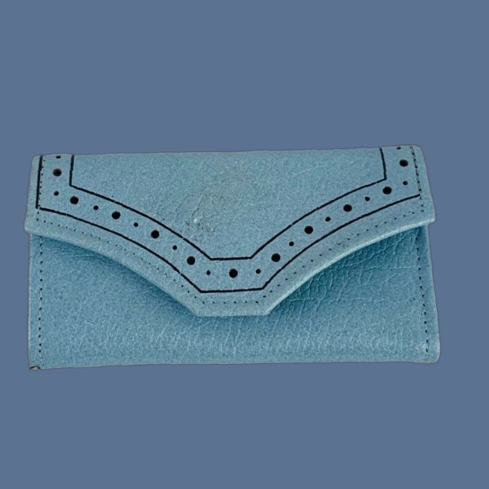 Vintage Princess Gardner Blue Key Holder Card Wallet Envelope Style Wallet 3.5" x 2" Blue Womens Mens Girls Size ONE SIZE - 1 Thumbnail