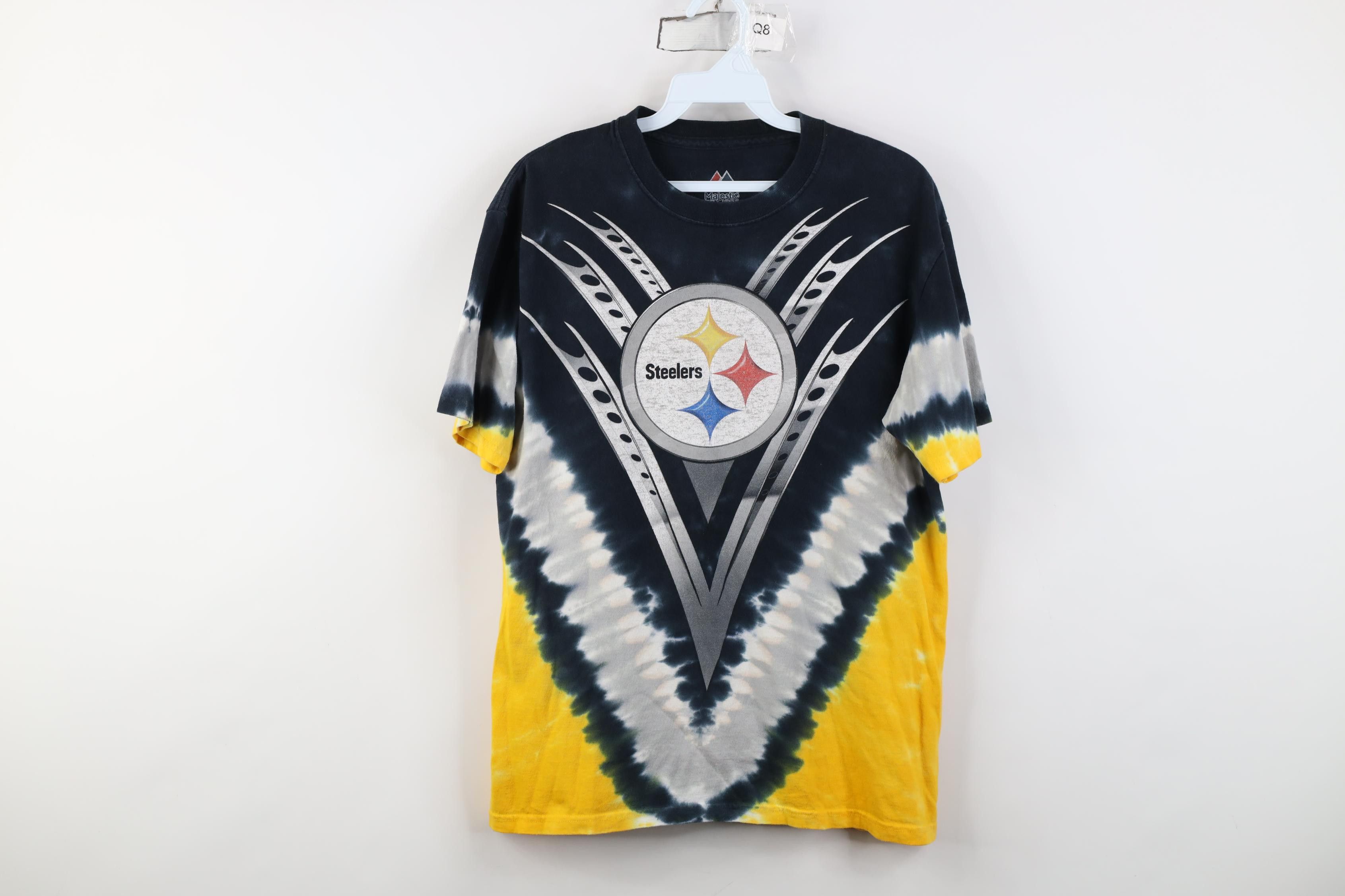 Majestic Vintage Y2K Majestic Pittsburgh Steelers Football T-Shirt Size US M / EU 48-50 / 2 - 1 Thumbnail
