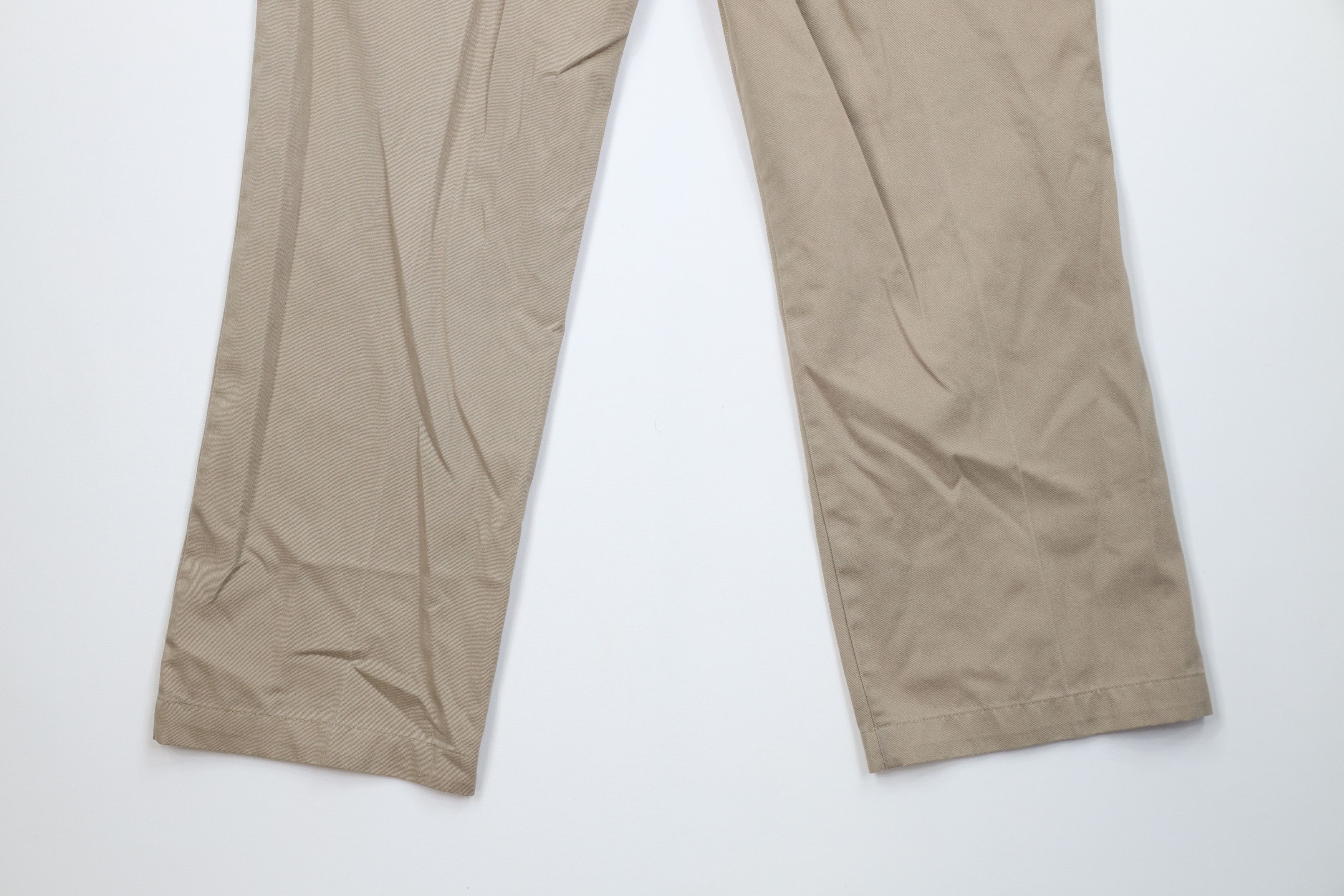 Vintage Vintage 90s Y2K Streetwear Wide Leg Chino Pants Beige Size US 32 / EU 48 - 14 Thumbnail