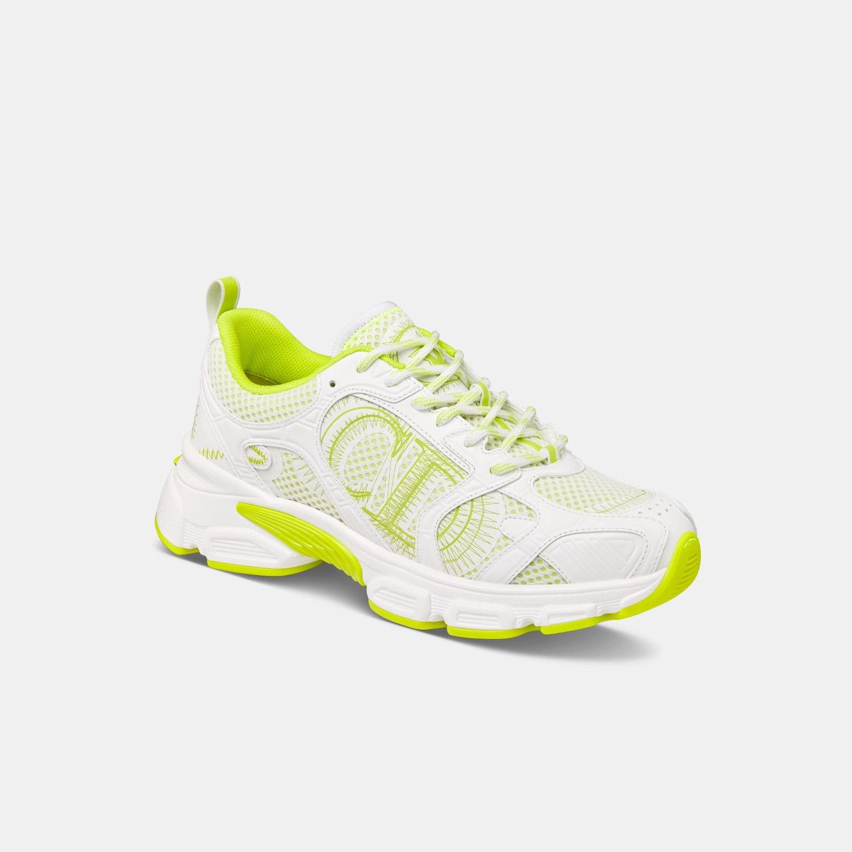 Dior o1bcso1str0226 Chrono Sneaker in White/Lime Green Size US 7 / IT 37 - 2 Thumbnail