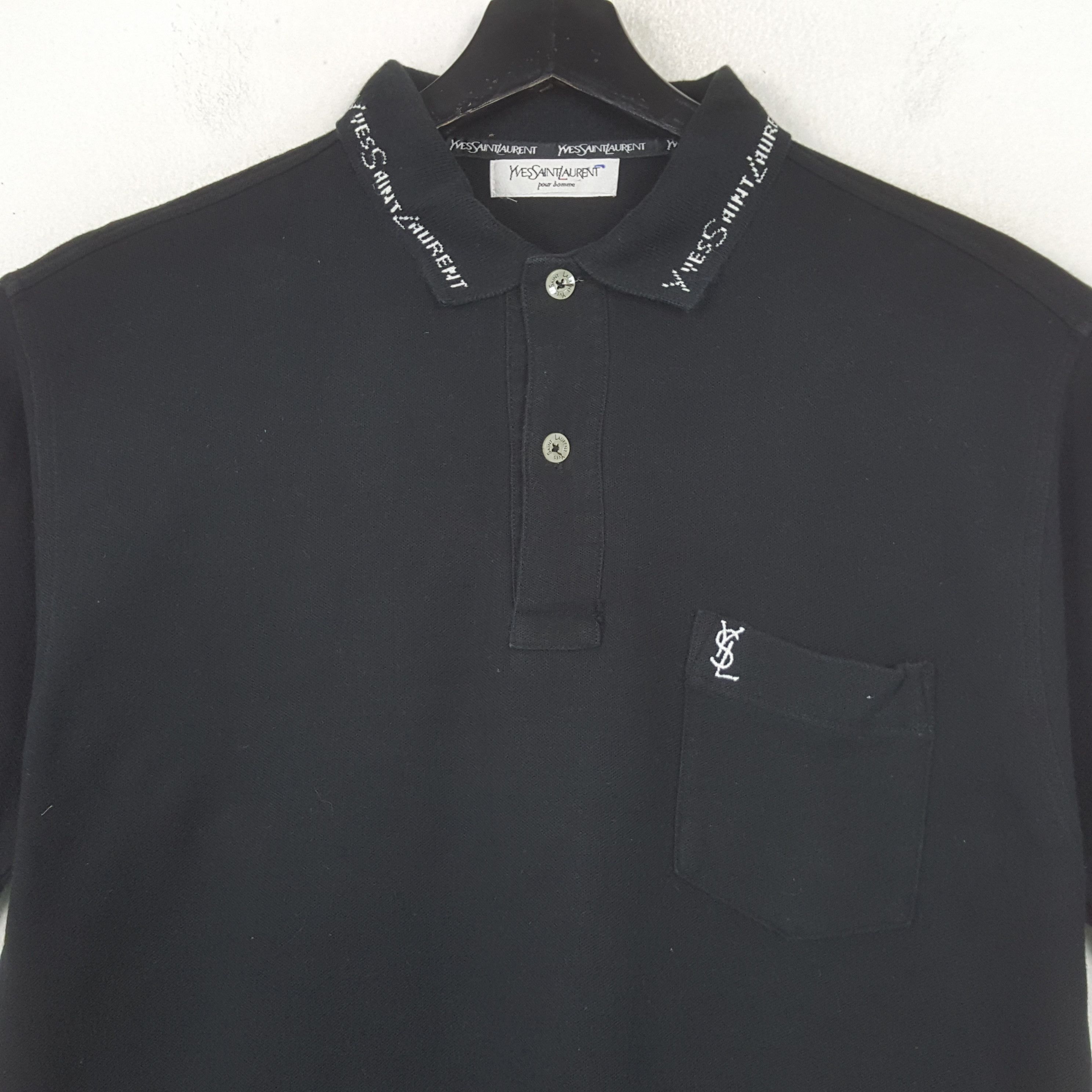 Yves Saint Laurent Yves Saint Laurent YSL Casual Style Polos C294N7 Size US M / EU 48-50 / 2 - 2 Thumbnail