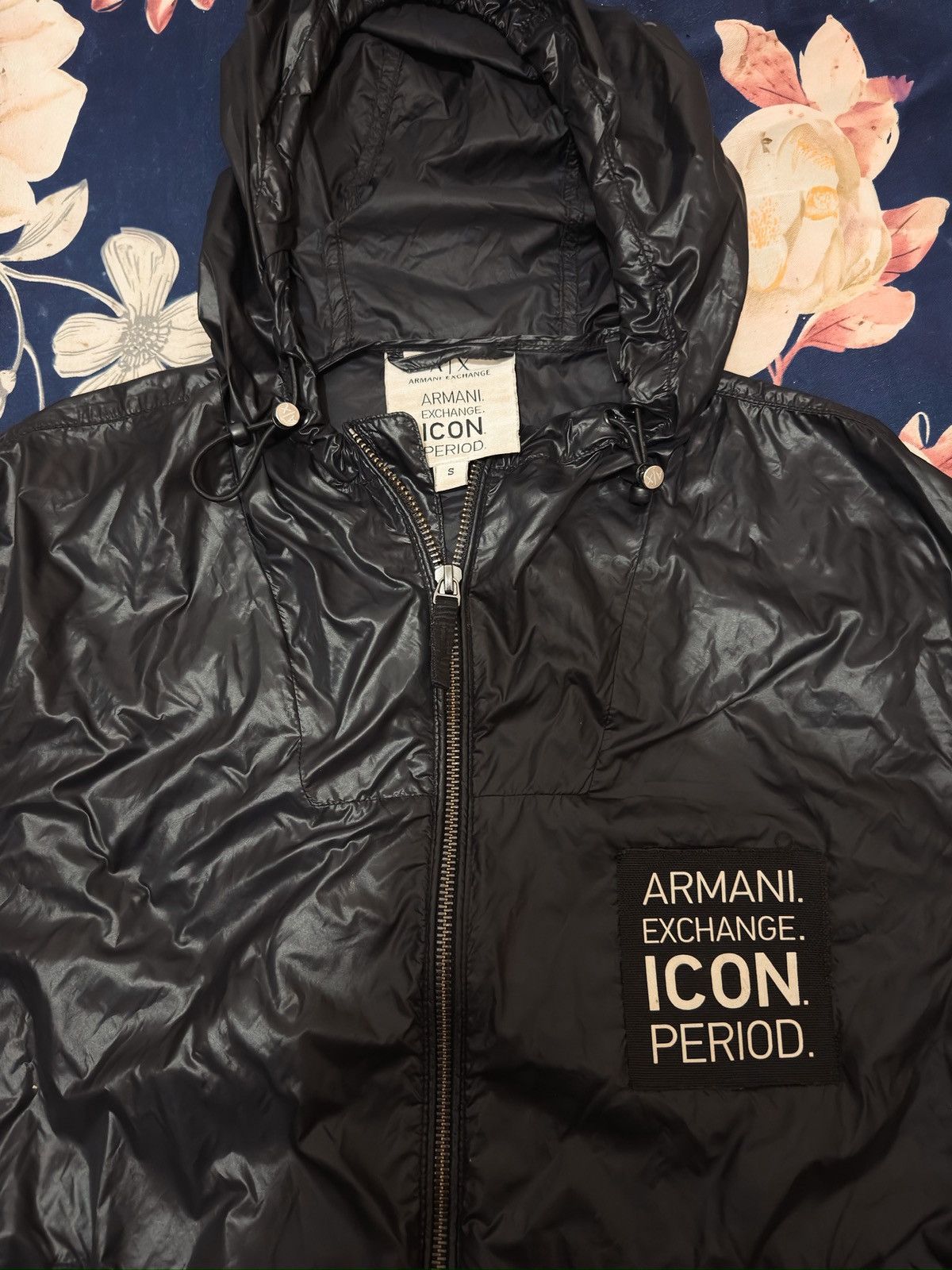 Armani Exchange Armani Exchange Icon logo Zip Up Nylon Windbreaker Jacket Size US S / EU 44-46 / 1 - 1 Thumbnail