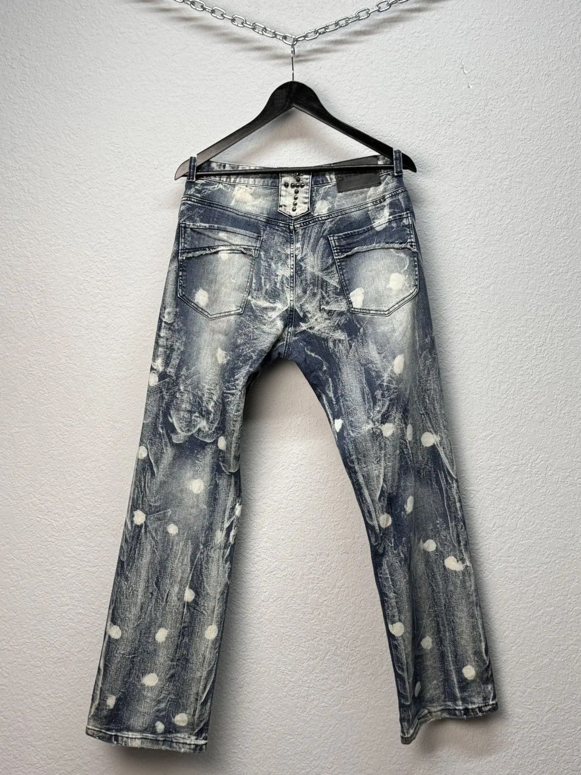 Designer × Leather VINTAGE CASUAL BALENCIAGA STYLE LEATHER PANTS MOTO RACING Size US 32 / EU 48 - 11 Thumbnail