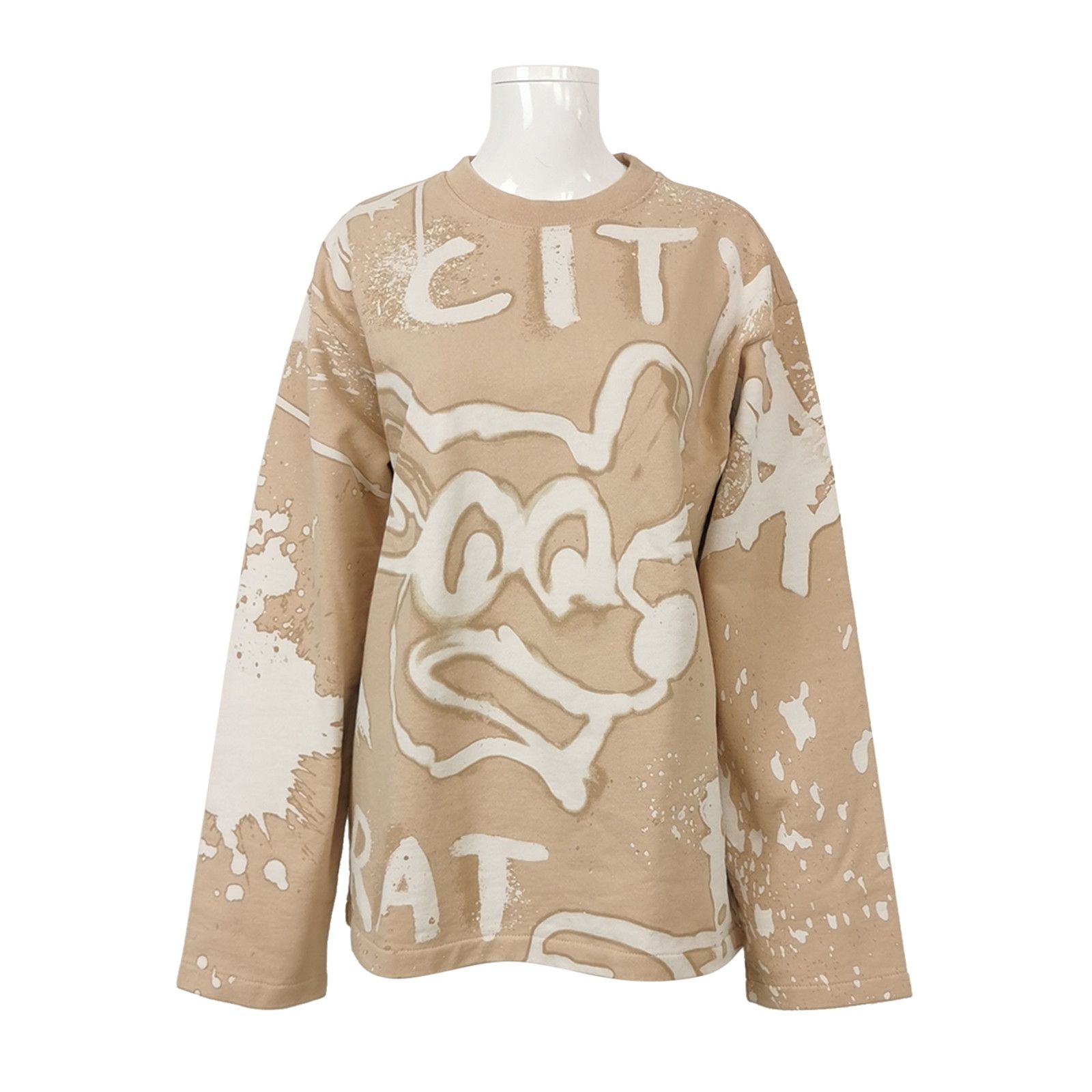 Acne Studios Acne Studios XS Cotton Graphic Crewneck Sweatshirt Size XS / US 0-2 / IT 36-38 - 1 Thumbnail