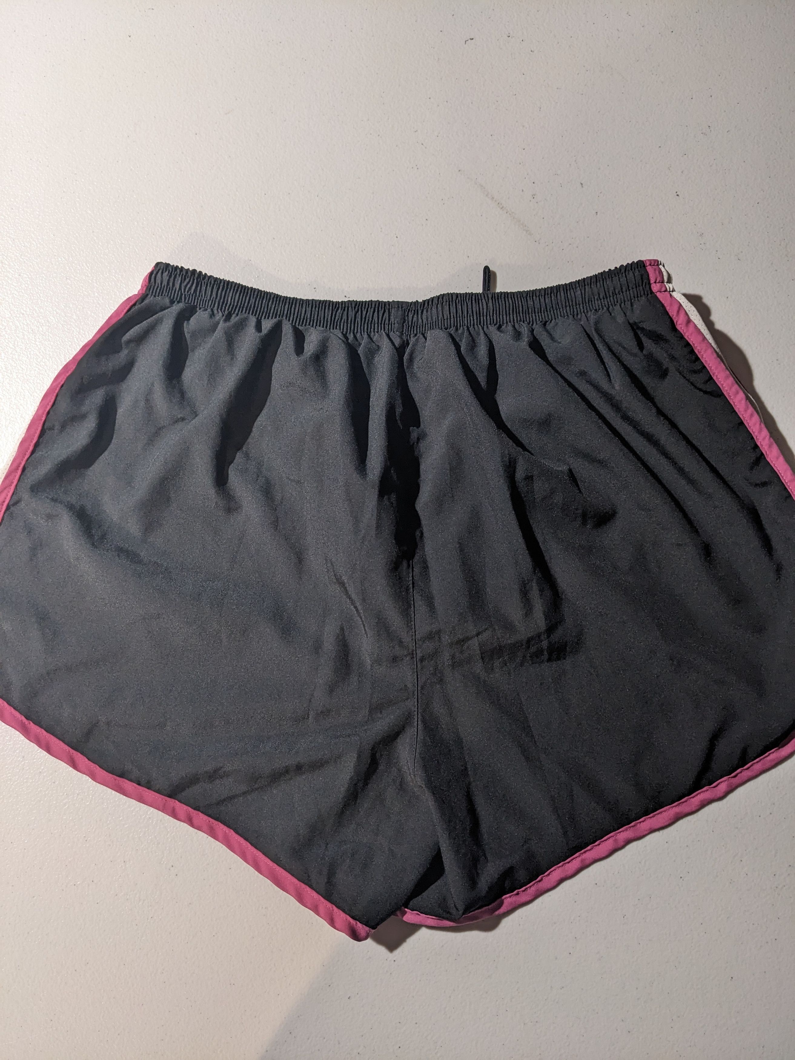 Nike × Vintage Nike Fit Dry Black Pink Large Shorts Size 30" / US 8 / IT 44 - 4 Thumbnail