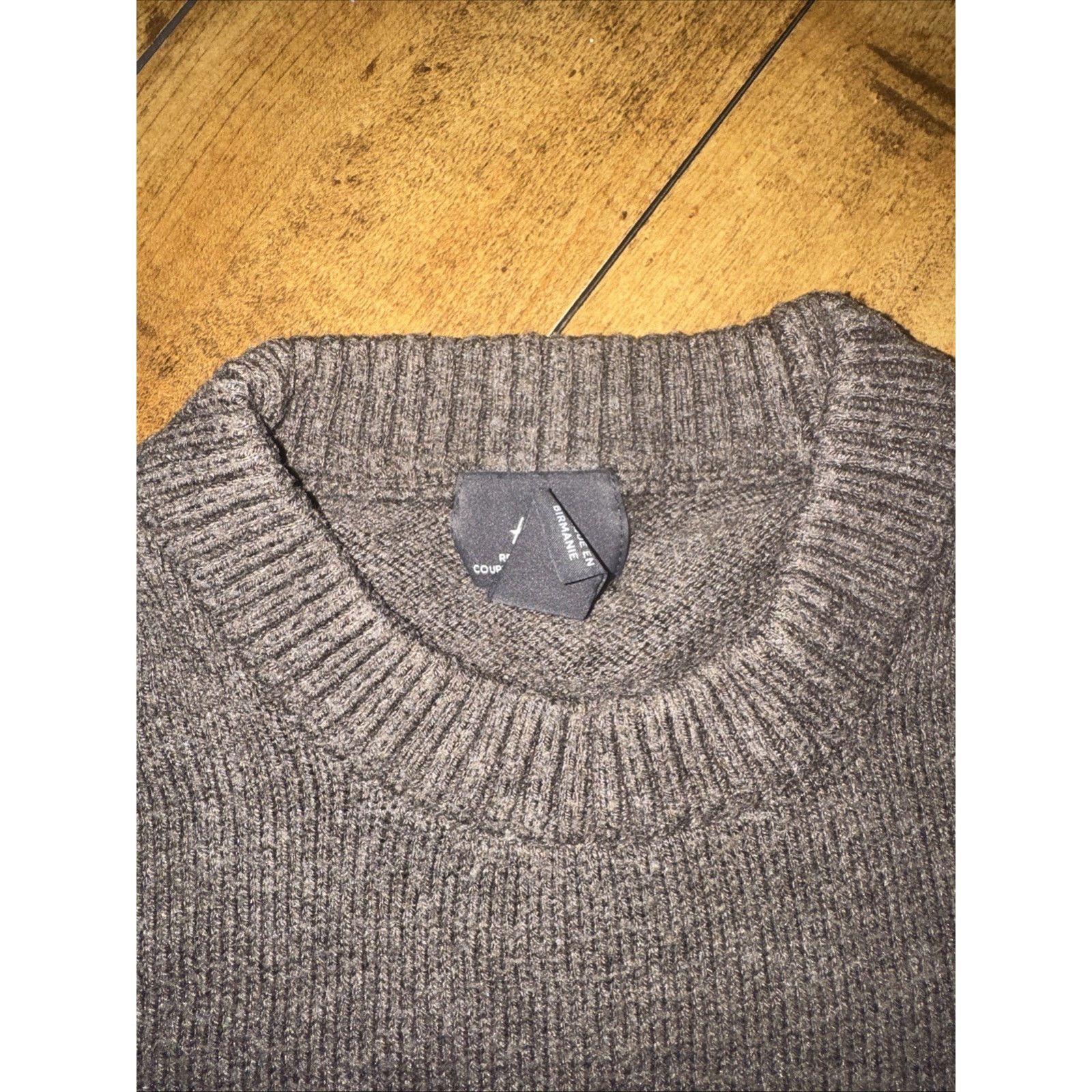 H&M H&M Knotted Sweater Toupe Large 22x25 Relaxed Fit Preppy Size US L / EU 52-54 / 3 - 3 Thumbnail