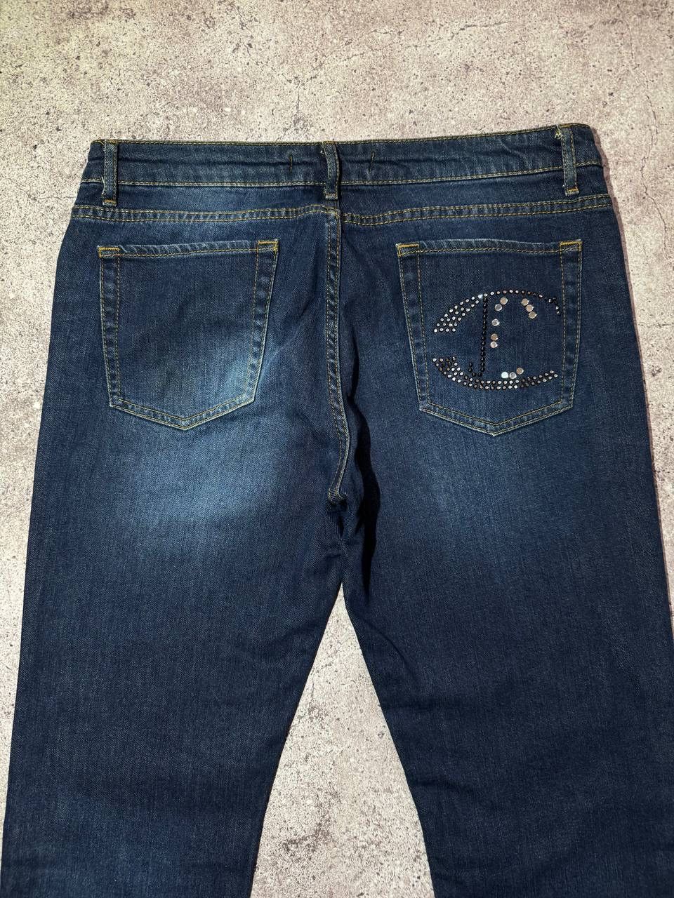 Just Cavalli Just Cavalli Roberto Vintage Embroidered Pocket Denim Jeans Size US 32 / EU 48 - 6 Thumbnail
