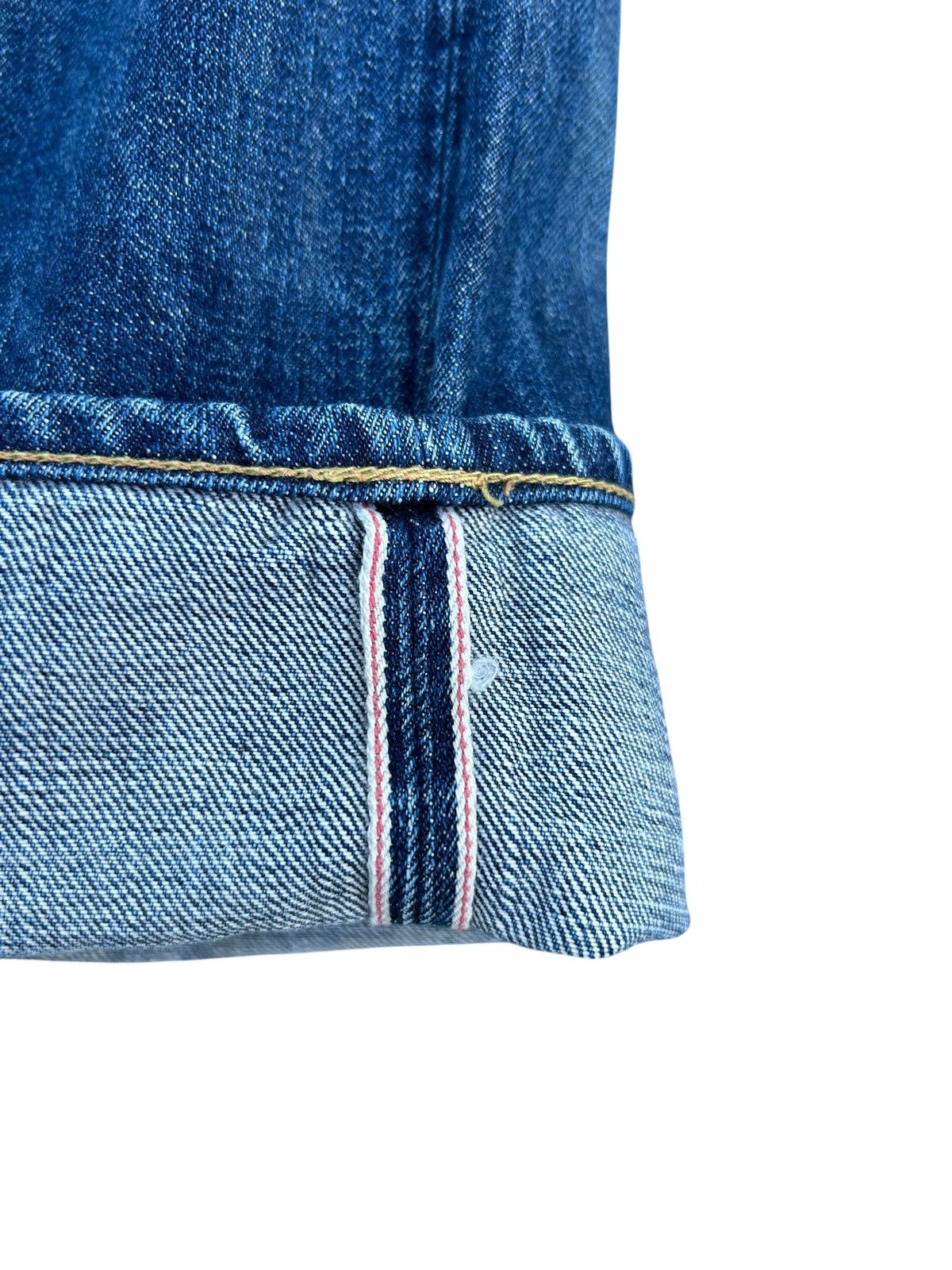 Kapital Thrashed Vintage Evisu Selvedge Denim Jeans Size US 32 / EU 48 - 3 Thumbnail