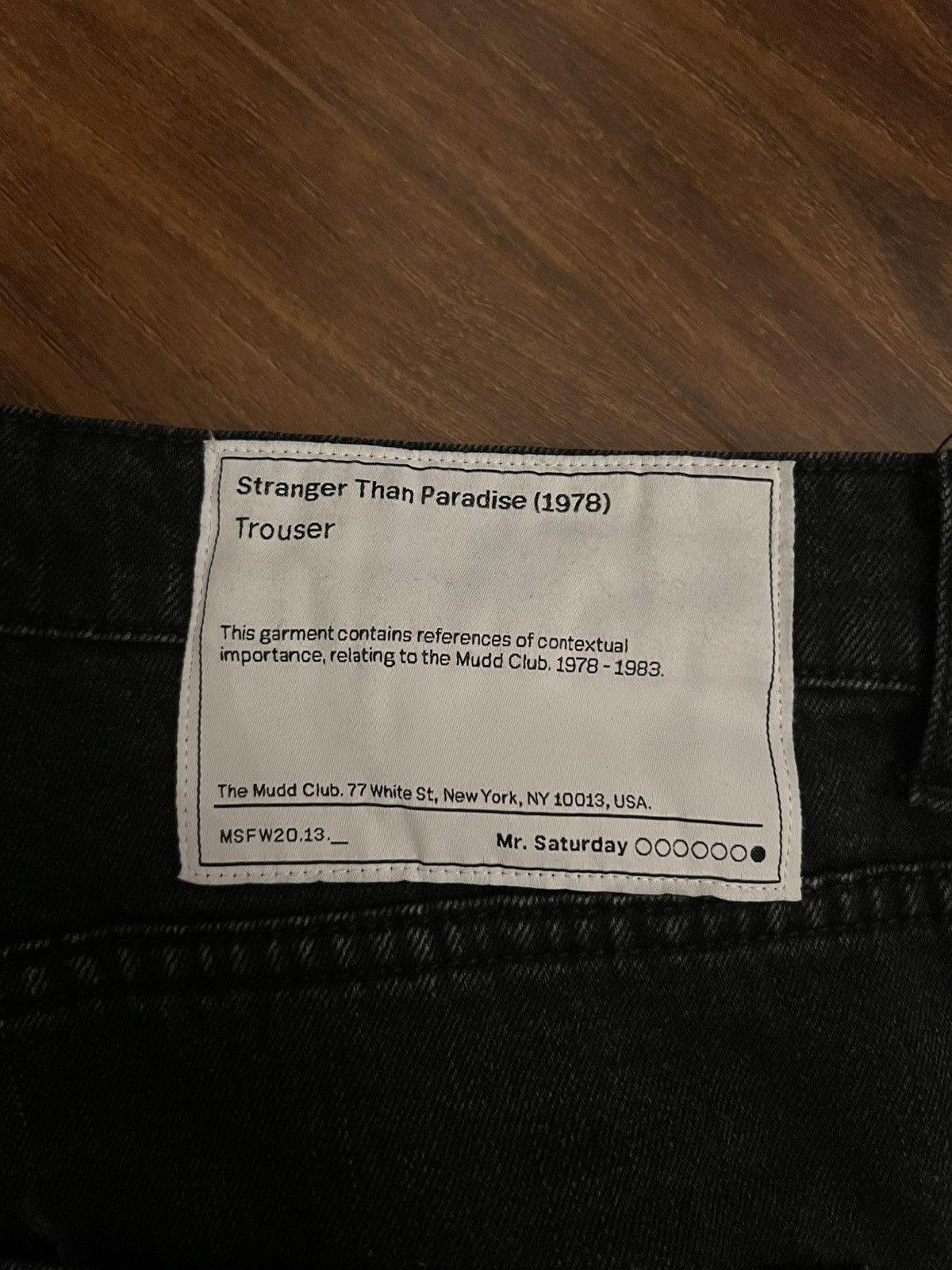 Mr. Saturday Mr. Saturday FW20 “Stranger Than Paradise” Patchwork Jeans Size US 34 / EU 50 - 12 Thumbnail