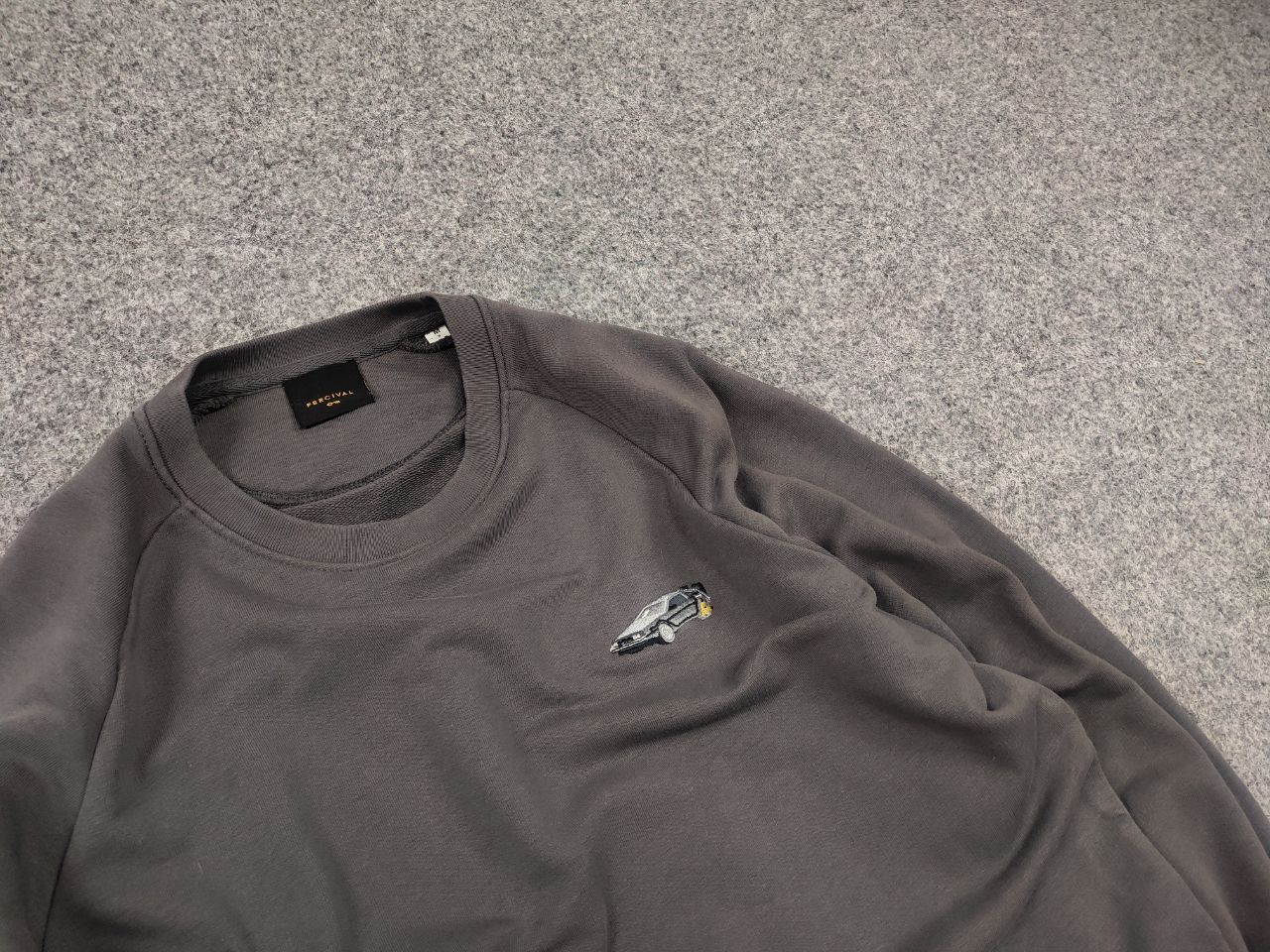 Percival Percival Dark Grey crewneck sweatshirt car logo Size US M / EU 48-50 / 2 - 4 Thumbnail