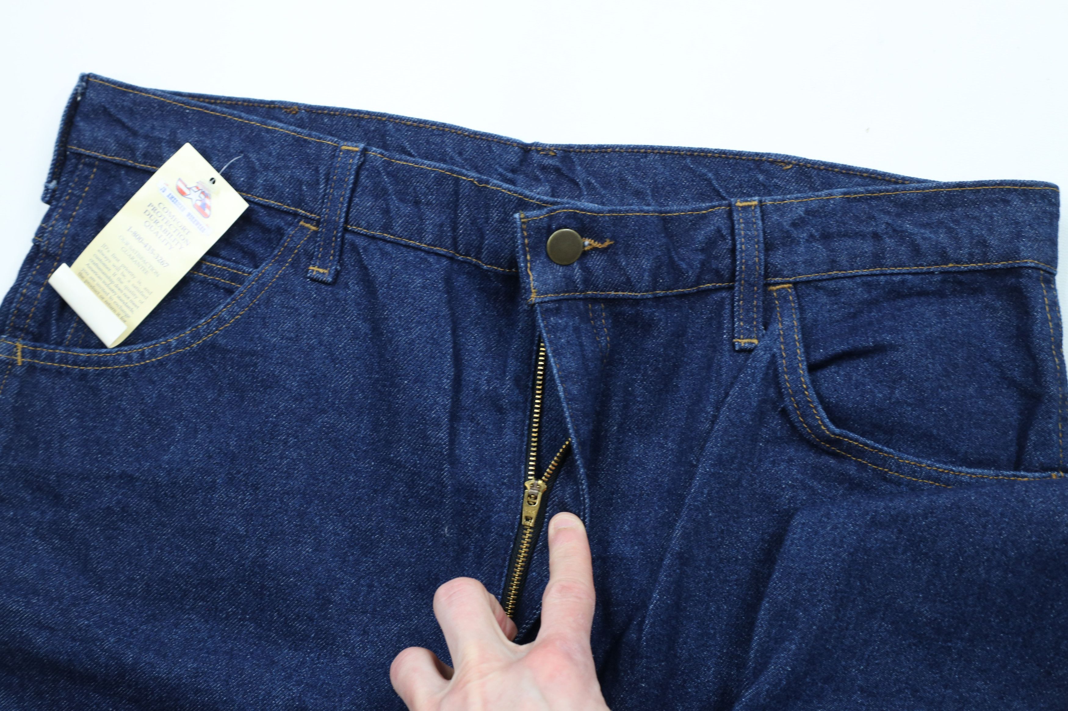 Vintage Deadstock Vintage 90s Union Made Double Knee Work Jeans USA Size US 38 / EU 54 - 8 Thumbnail