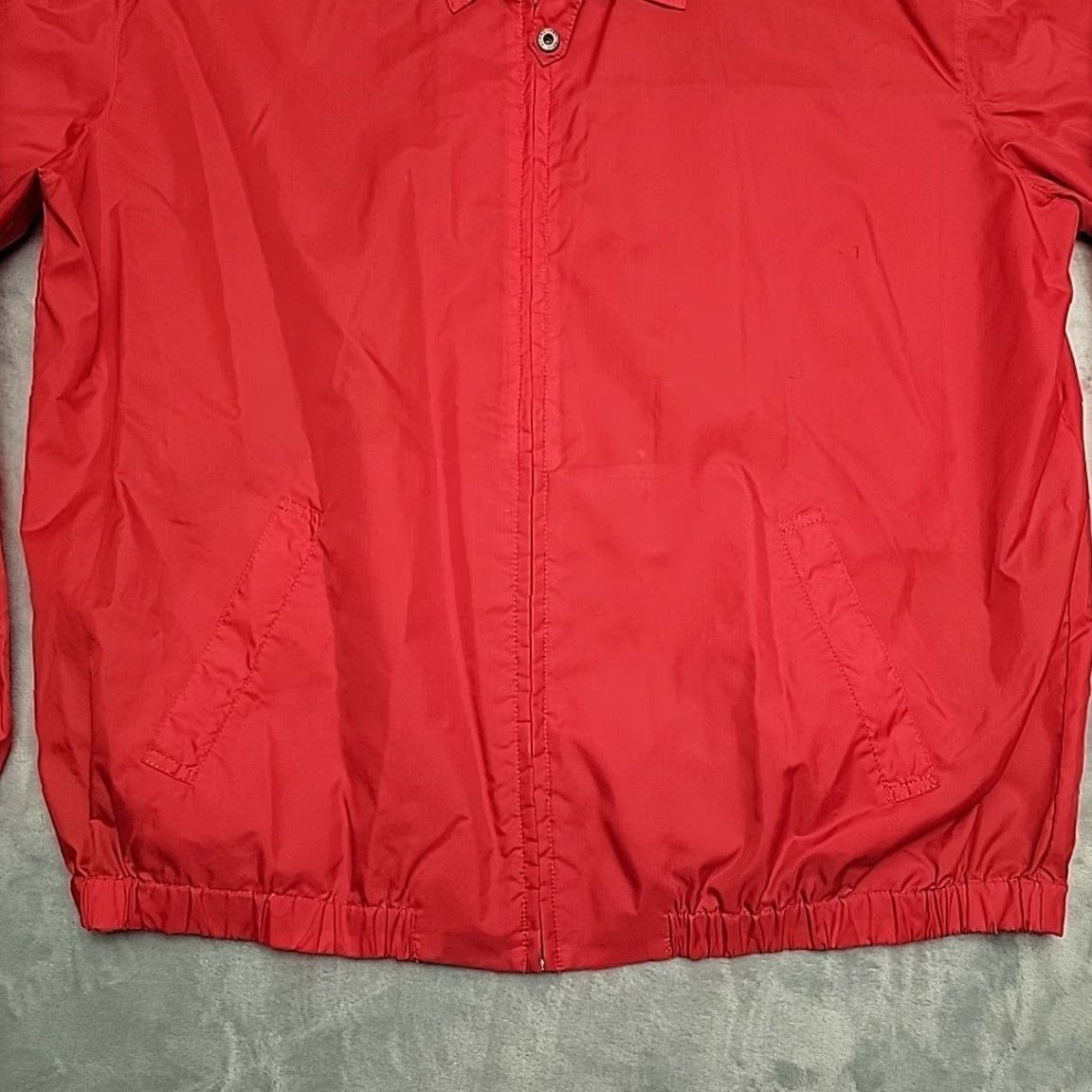 Etro VTG Norsport Jacket Men XL Red Nylon Full Zip Windbreaker Retro Unlined 80s 70s Sports Size US XL / EU 56 / 4 - 2 Thumbnail