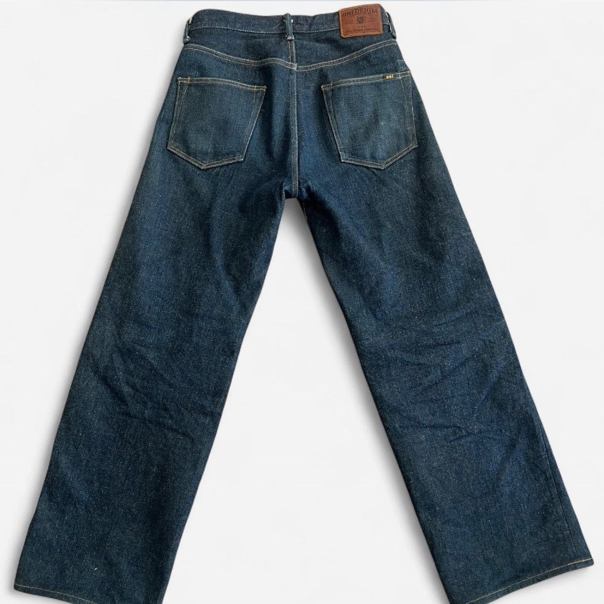 Oni Oni Denim 222ZR-BEG ‘Secret Denim’ 20oz - One Wash Size US 30 / EU 46 - 3 Thumbnail