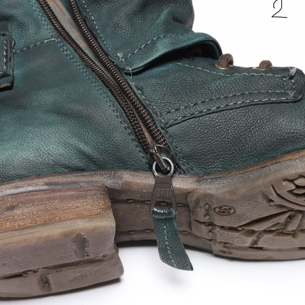 A.S.98 A.S.98 Airstep Green Ankle Boots Saintec Leather Shoes as98 Size US 9 / IT 39 - 11 Thumbnail