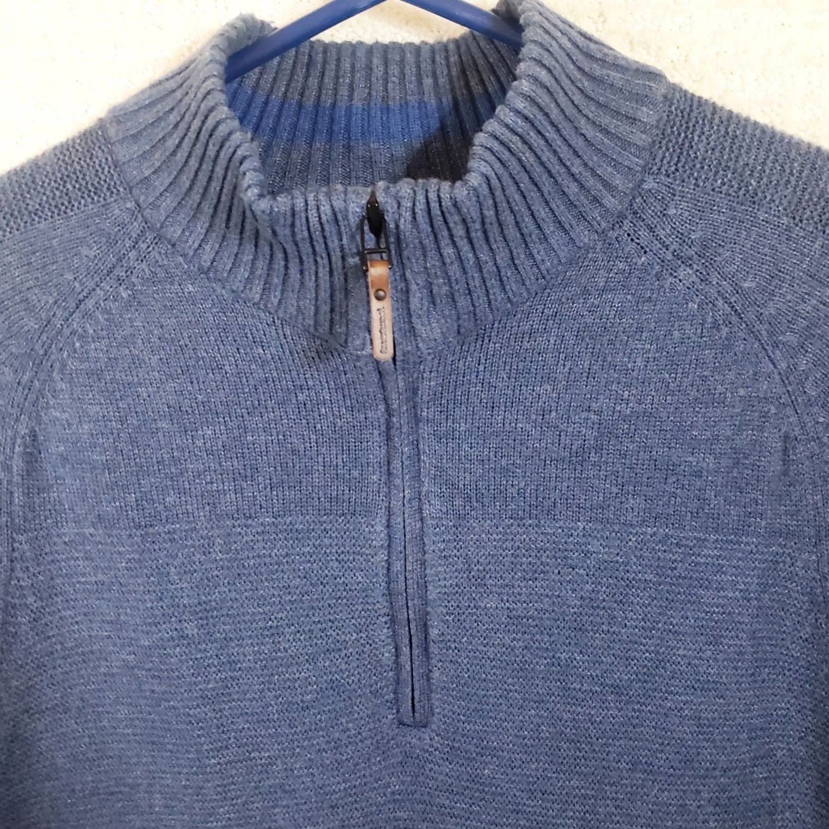 Smartwool Smartwool 1/4 Zip Merino Wool Sweater Mens M Blue Long Sleeve EUC Size US M / EU 48-50 / 2 - 3 Thumbnail