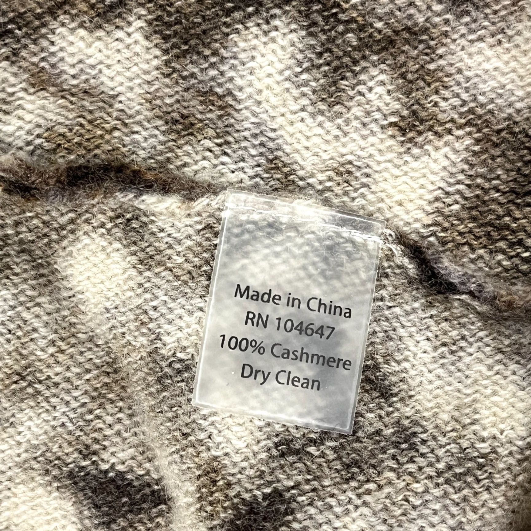 Fortela FORTE Cashmere Sweater Womens M Brown Animal Print 1/2 Dolman Sleeve Pullover Size M / US 6-8 / IT 42-44 - 4 Thumbnail