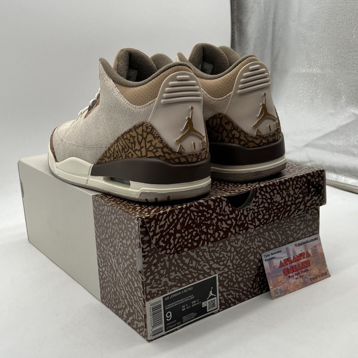 Jordan Brand Air Jordan 3 palomino Size US 9 / EU 42 - 4 Thumbnail