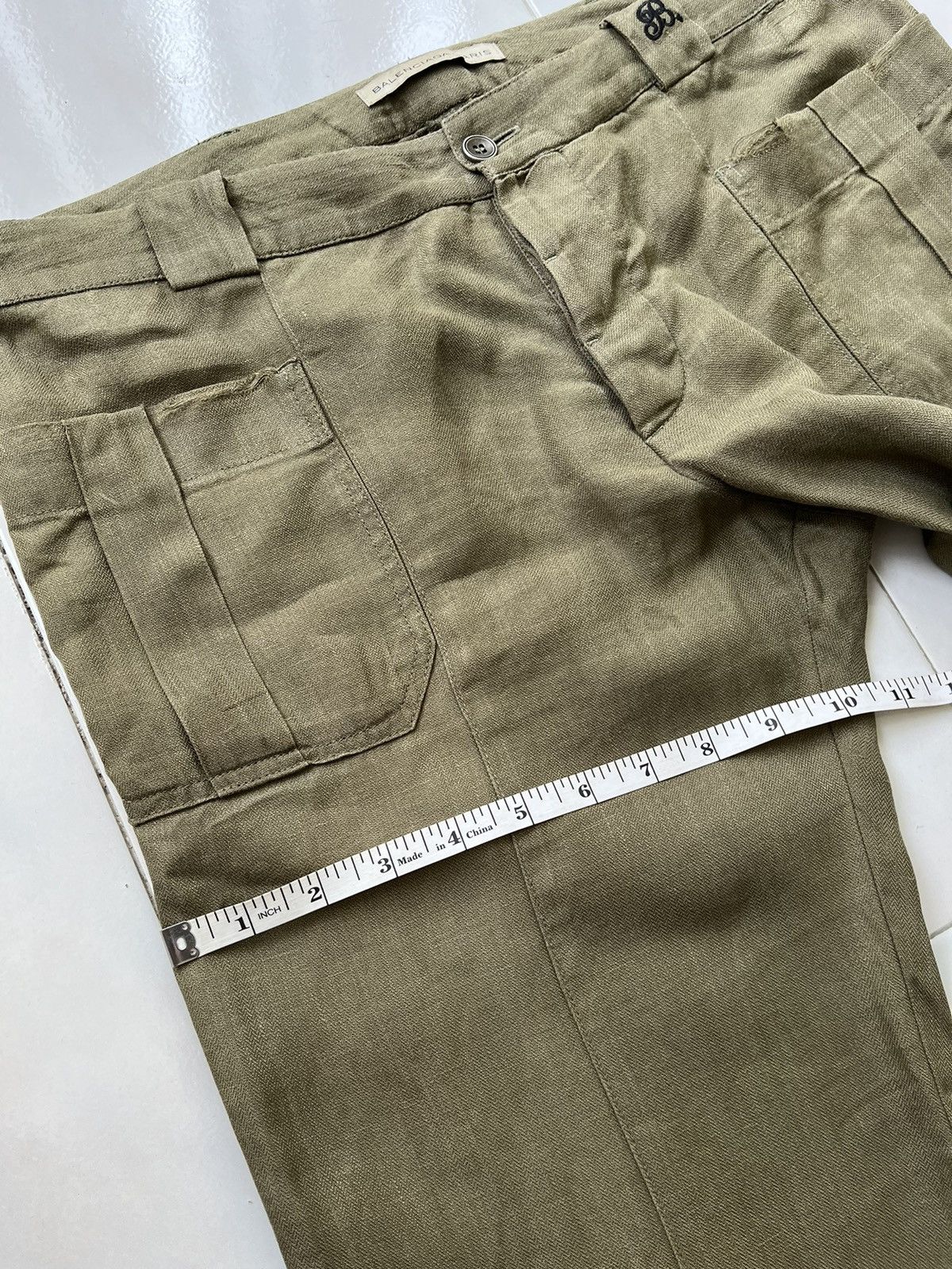 Balenciaga Balenciaga Bush Linen Pants Size 33" - 23 Thumbnail