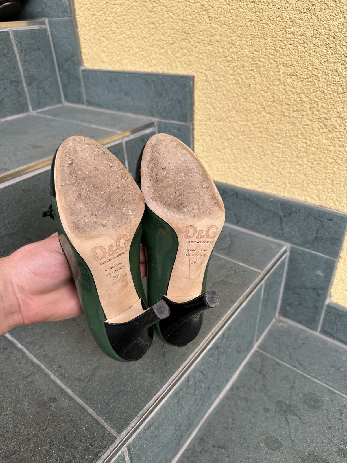 Dolce & Gabbana Dolce Gabbana Vintage Retro Rare Heels green size 36 Size US 6 / IT 36 - 13 Thumbnail