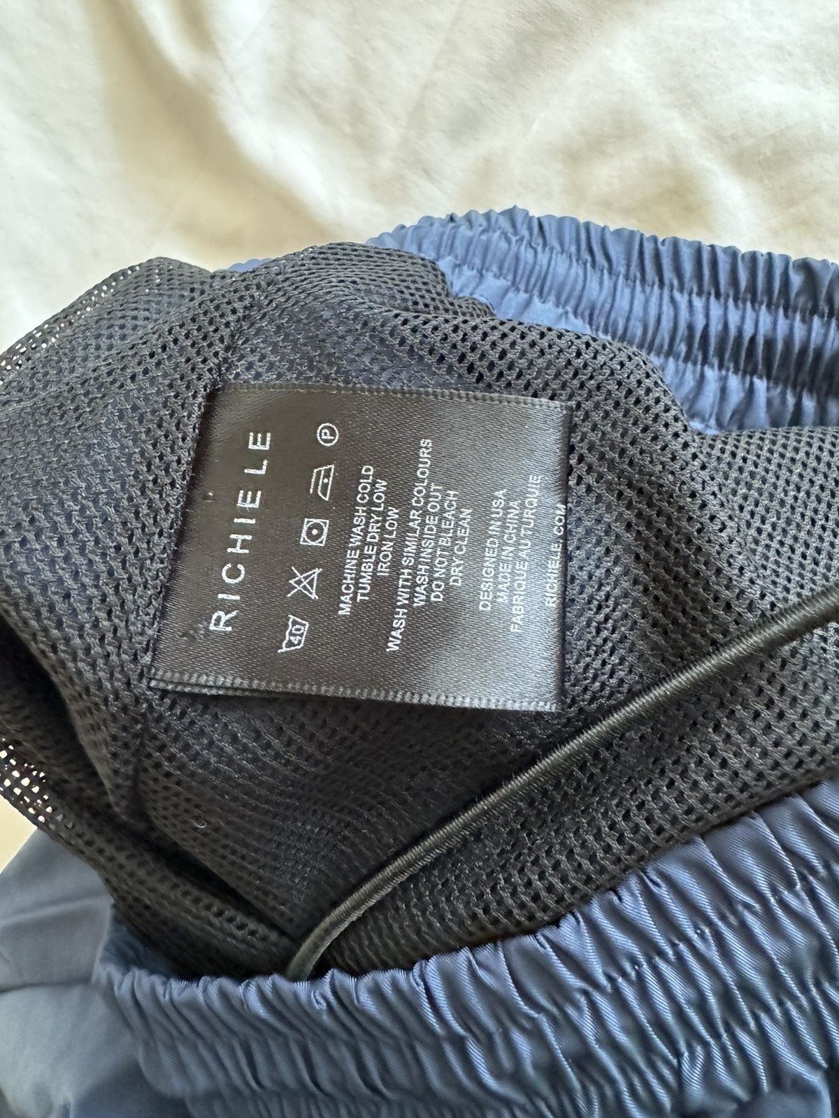 Richie Le Collection Iridescent Utility Shorts - BLUE Size US 30 / EU 46 - 6 Thumbnail
