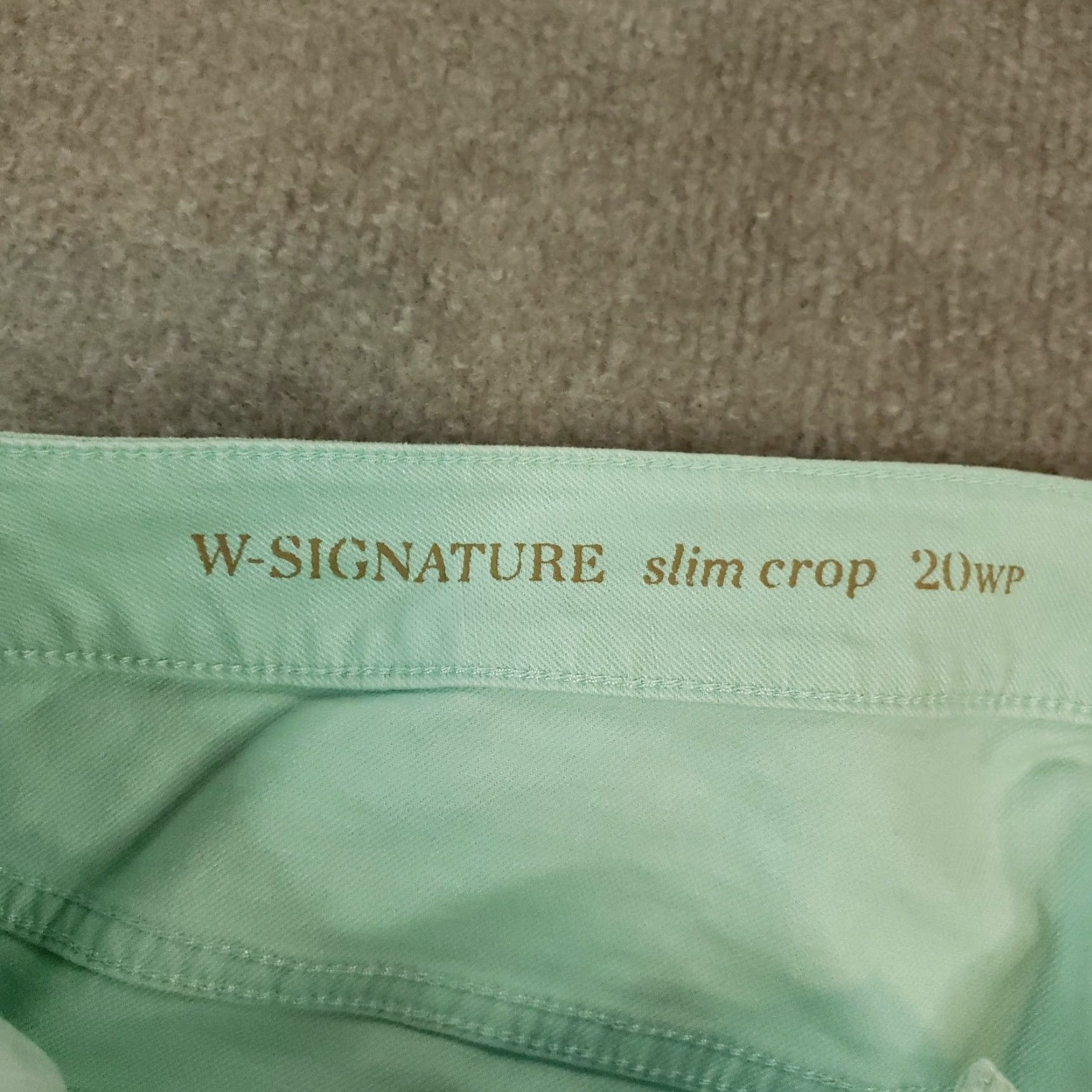 Talbots Talbots Women's Blue Slim Crop Stretch Pants, Size 20, Straight Leg Size 42" / US 20 - 7 Thumbnail