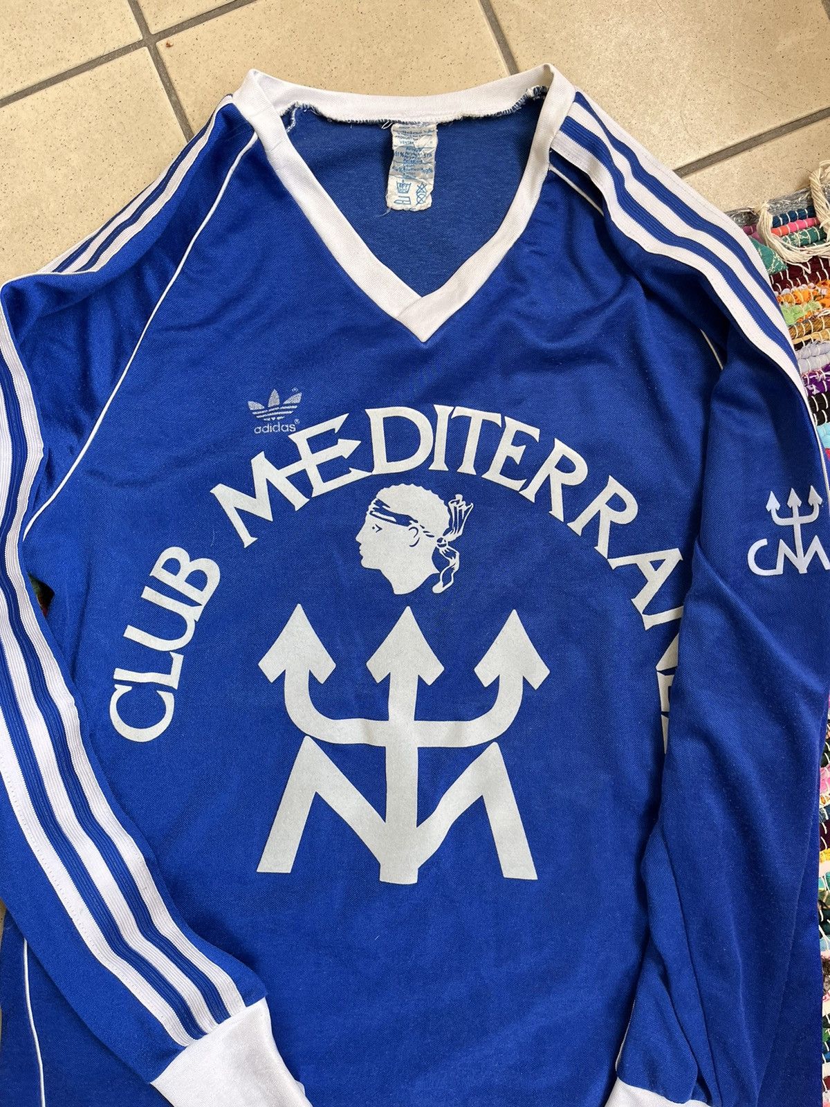 Adidas × Vintage SC Bastia Adidas 1978/79 vintage 70s rare kit football 1970 Size US L / EU 52-54 / 3 - 2 Thumbnail
