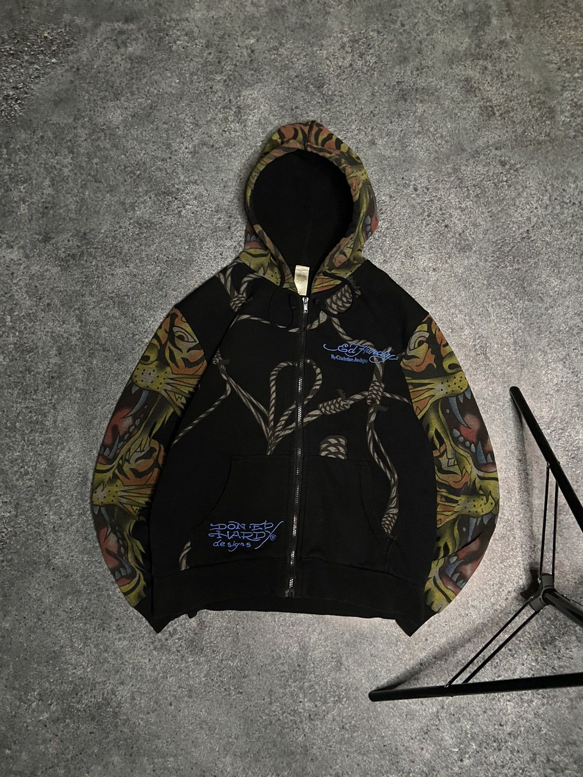 Christian Audigier × Ed Hardy Zip hoodie ED HARDY Size US M / EU 48-50 / 2 - 1 Thumbnail