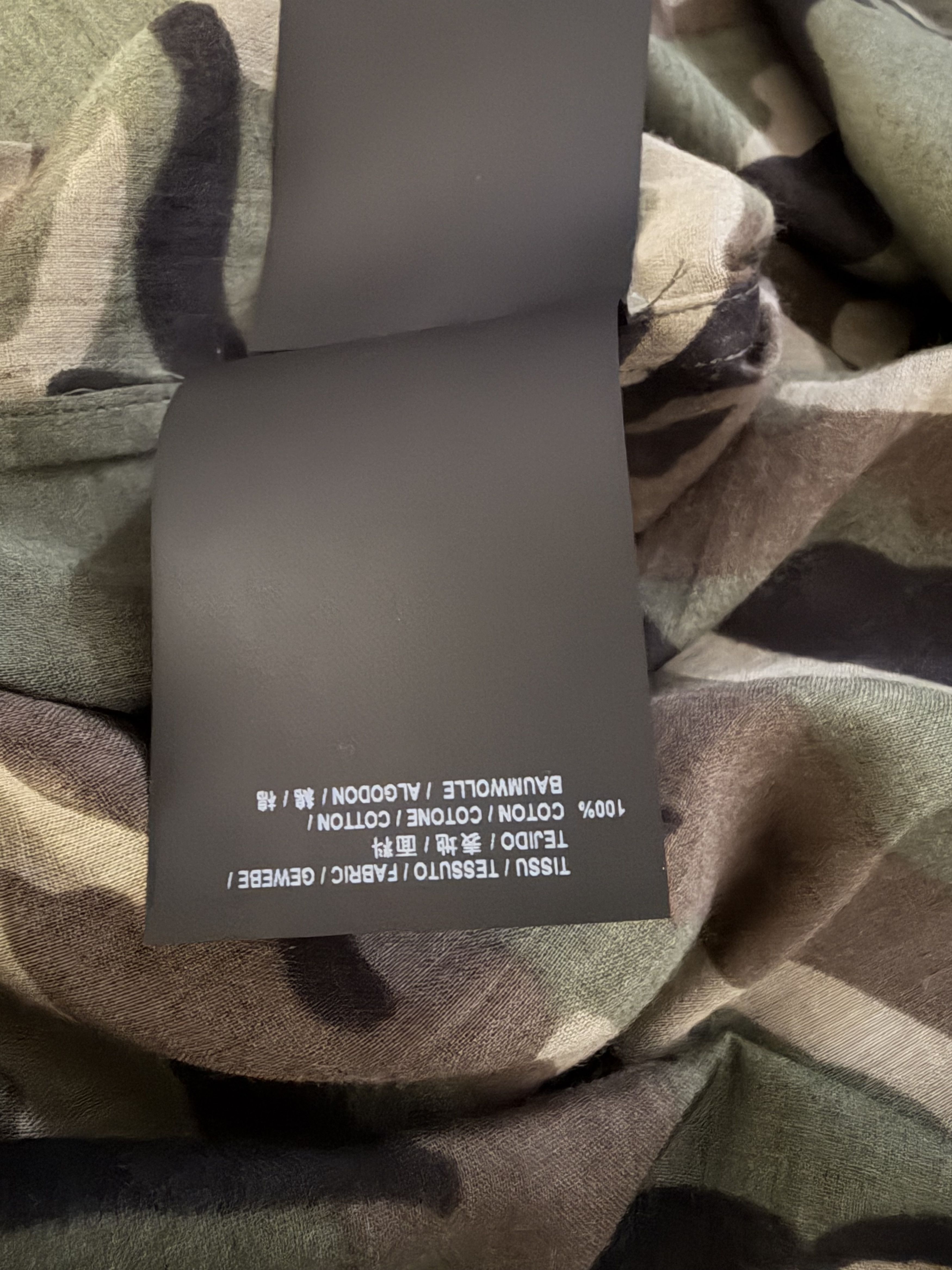 Saint Laurent Paris Hedi Slimane Camouflage Military Shirt Size US M / EU 48-50 / 2 - 11 Thumbnail