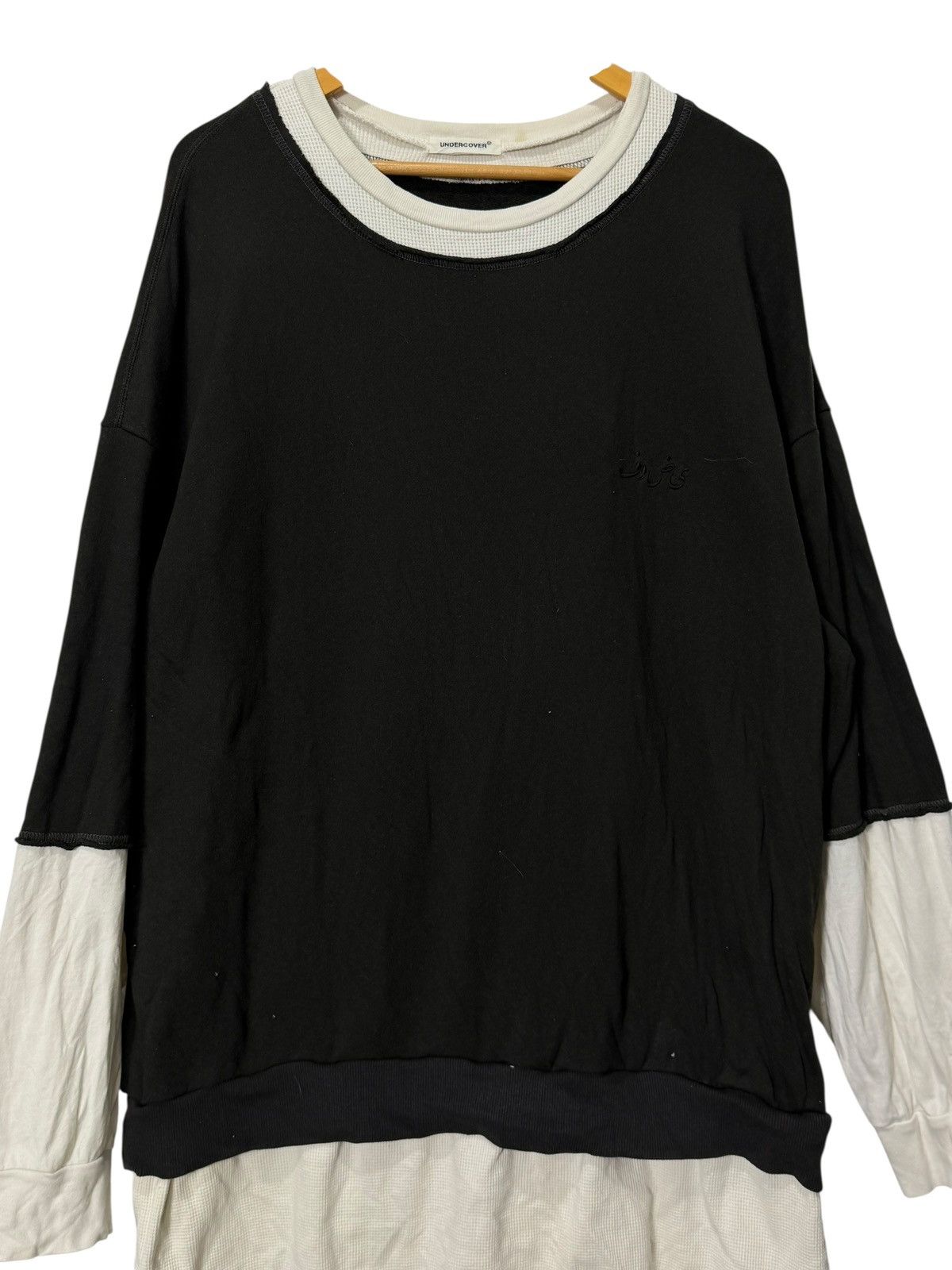 Undercover Undercover Double Layered Sweater 'Charcoal' Size ONE SIZE - 2 Thumbnail