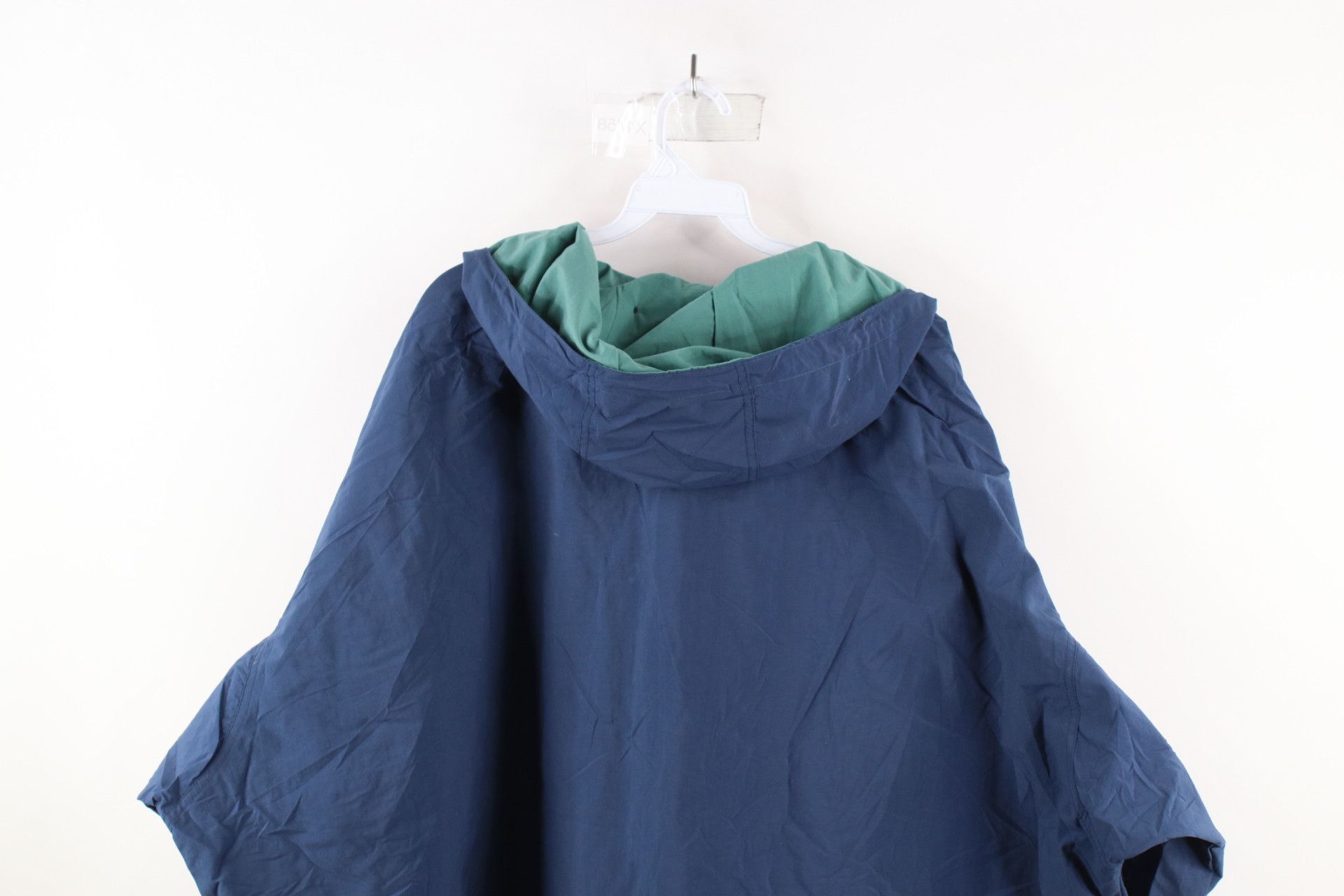 Columbia × Vintage Vintage 90s Columbia Out Hooded Anorak Jacket Blue Nylon Size US XXL / EU 58 / 5 - 11 Thumbnail