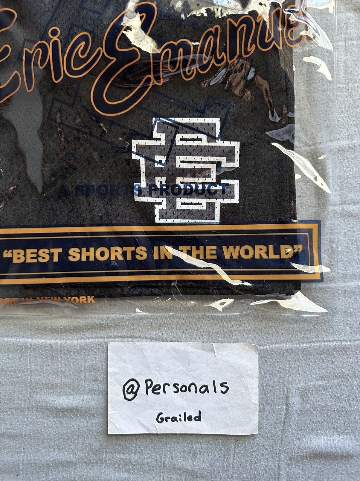 Eric Emanuel NEW Eric Emanuel Basic Shorts Black Grey Large Size US 34 / EU 50 - 2 Thumbnail