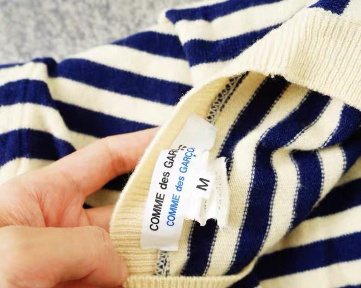 Comme des Garcons Comme des Garçons CDG Striped Wool Long Sleeve Size M / US 6-8 / IT 42-44 - 8 Thumbnail