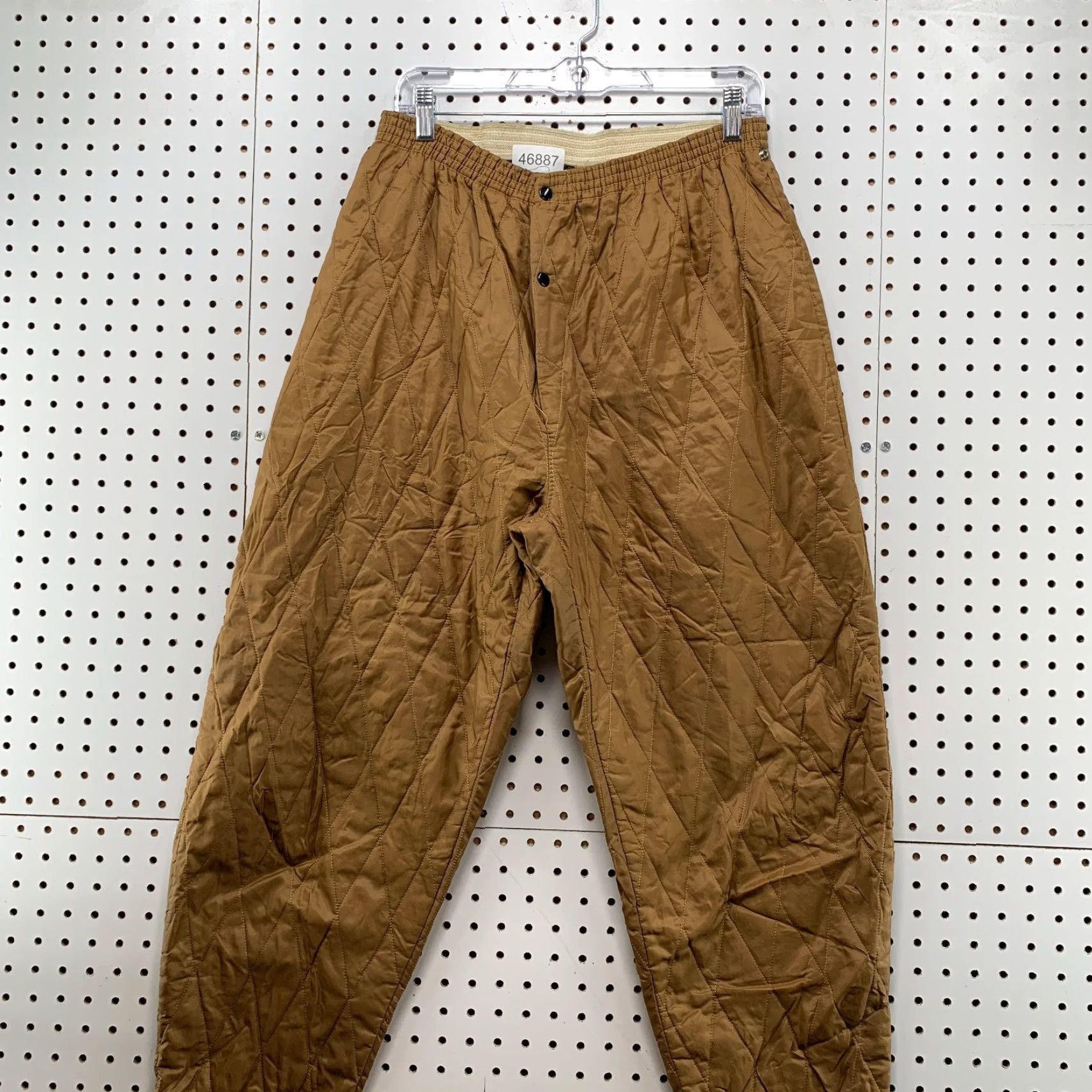 Vintage VINTAGE Quilted Insulated Hunting Pants Mens Medium Brown Outdoor Hunt 34X28 Size US 33 - 2 Thumbnail