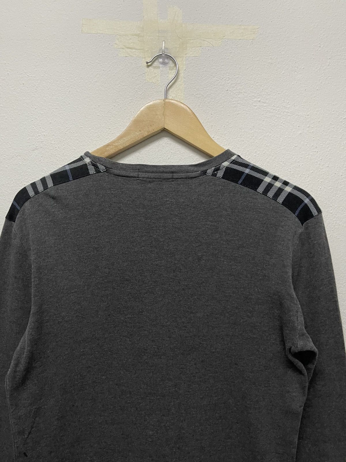 Burberry × Japanese Brand × Vintage 90s BURBERRY BLACK LABEL NOVA CHECK SHOULDER LONG SLEEVE Size US S / EU 44-46 / 1 - 16 Thumbnail
