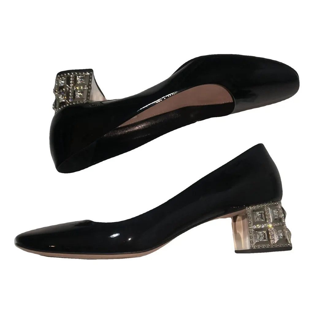 Miu Miu Miu Miu Leather heels Size US 10 / IT 40 - 1 Thumbnail