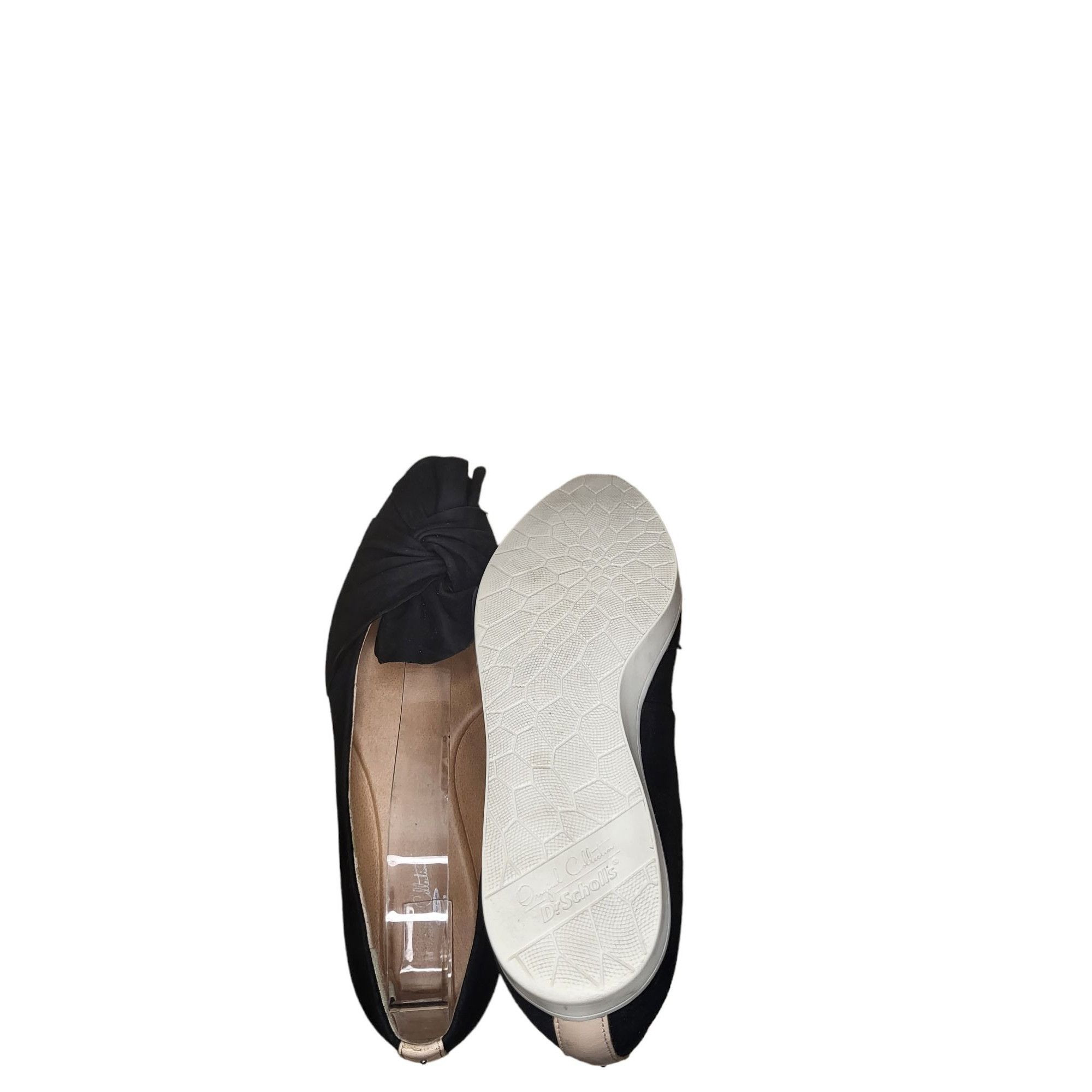 Other Dr. Scholls Slip On Shoes Women Sz 6 M Black Suede Viv Twist Size US 6 / IT 36 - 4 Thumbnail