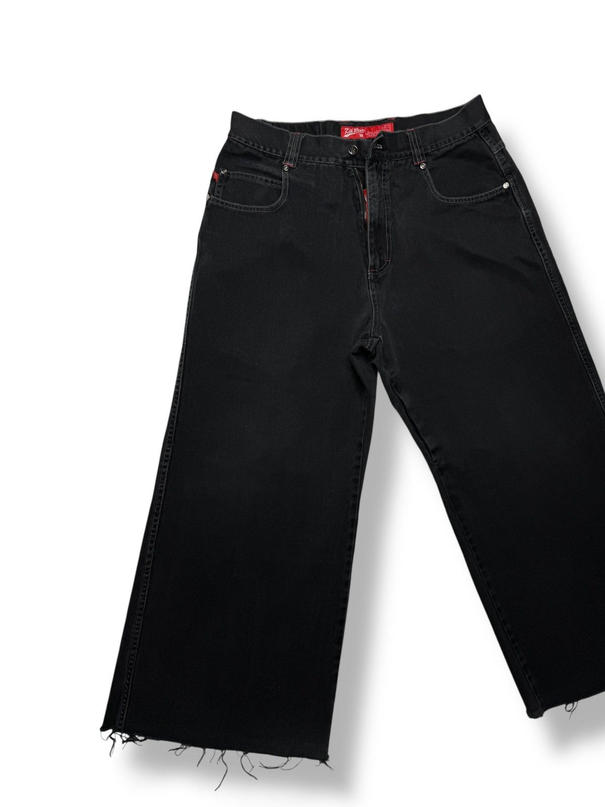 Vintage Vintage Y2K Black KIK Wear Baggy Jeans Size US 33 - 7 Thumbnail