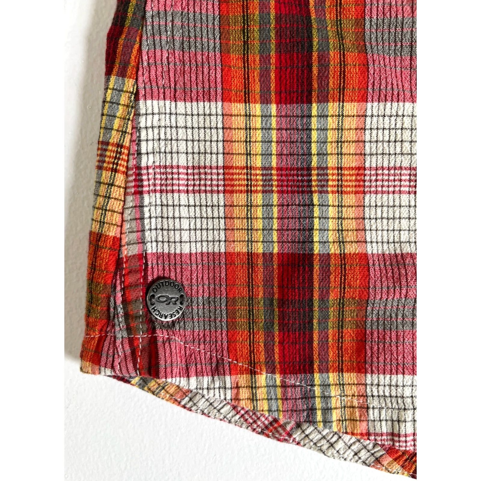 Outdoor Research Outdoor Research Women's Jolene Snap Front Shirt Plaid Red XS S Short Sleeve Short? (Original specifies Long Sleeve) Size S / US 4 / IT 40 - 5 Thumbnail