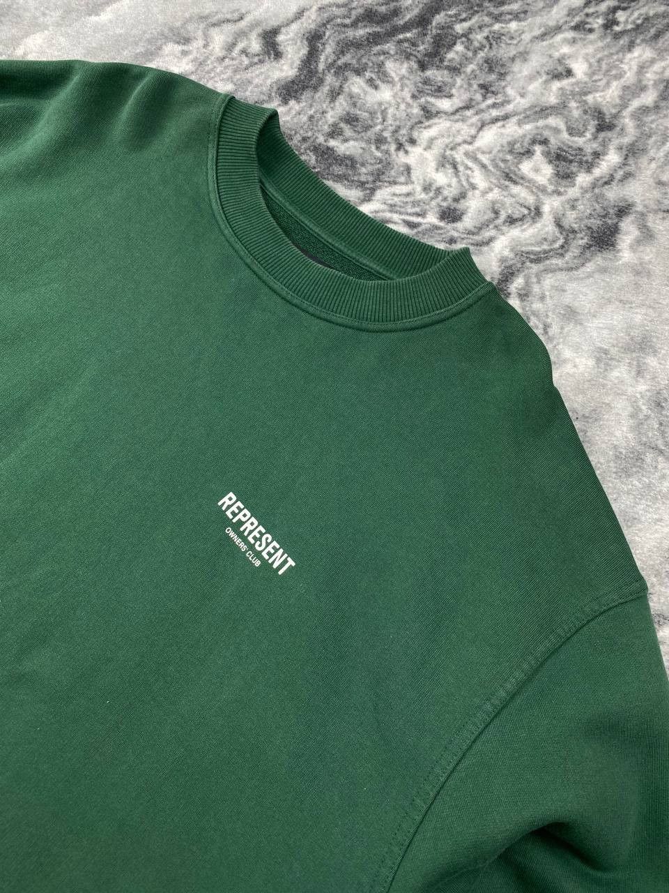 Represent Clo. Represent Owners Club Sweatshirt Big Logo Men Size L Green Size US L / EU 52-54 / 3 - 7 Thumbnail