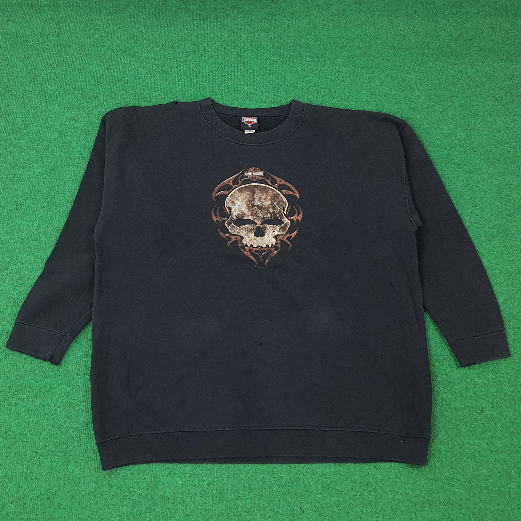 Harley Davidson × Vintage Vintage Harley Davidson Motorcycles Sweatshirt C221N23 Size US XL / EU 56 / 4 - 1 Thumbnail