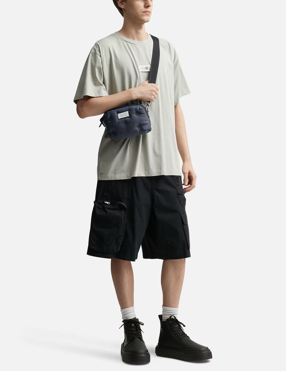 Maison Margiela o1mle0126 Size: OS / Glam Slam Sport Body Bag in Blue Size ONE SIZE - 5 Thumbnail