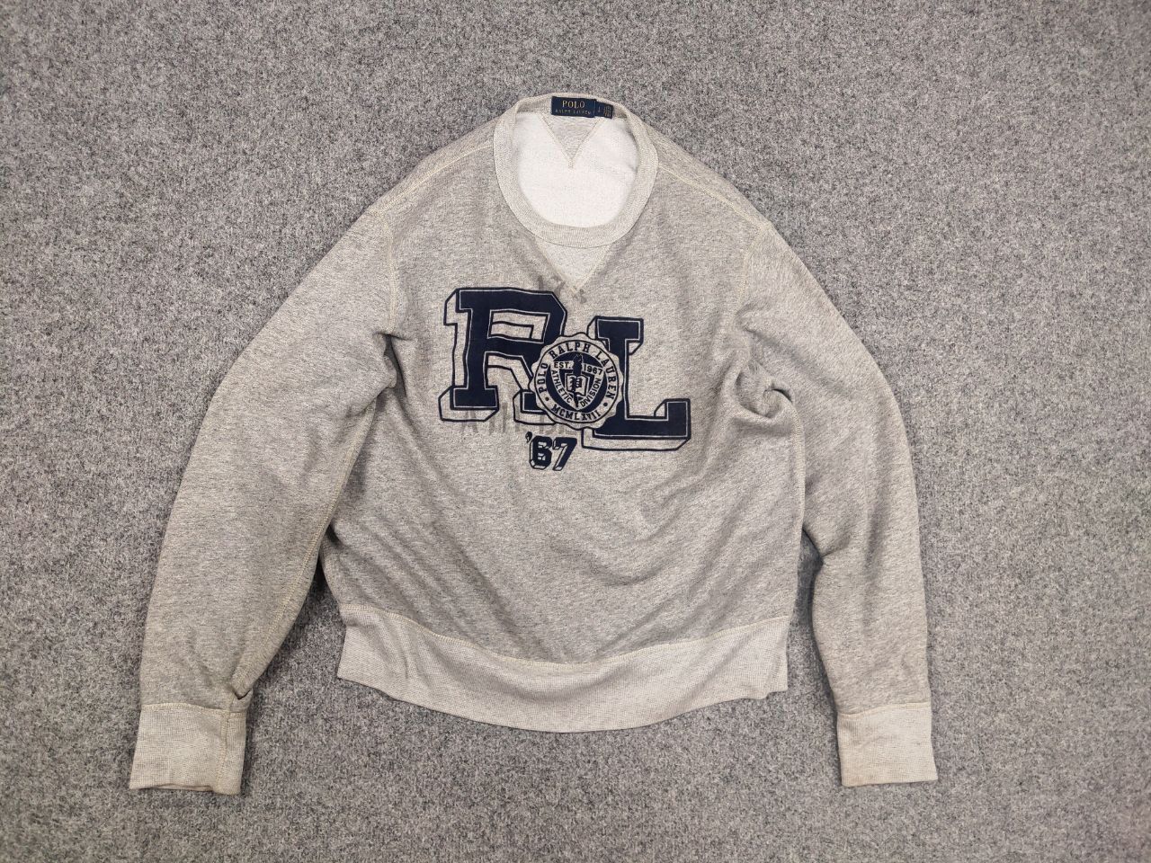 Polo Ralph Lauren Polo Ralph Lauren athletic division Military Sweatshirt Size US L / EU 52-54 / 3 - 9 Thumbnail