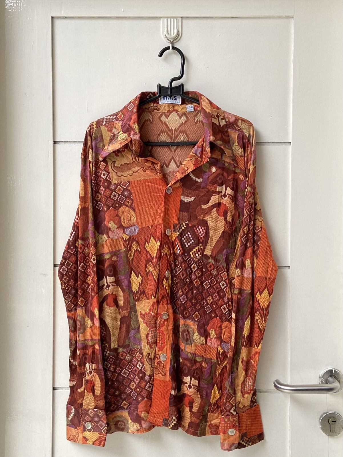 Vintage H.I.S Motive Shirt Made In Usa Size US XS / EU 42 / 0 - 8 Thumbnail