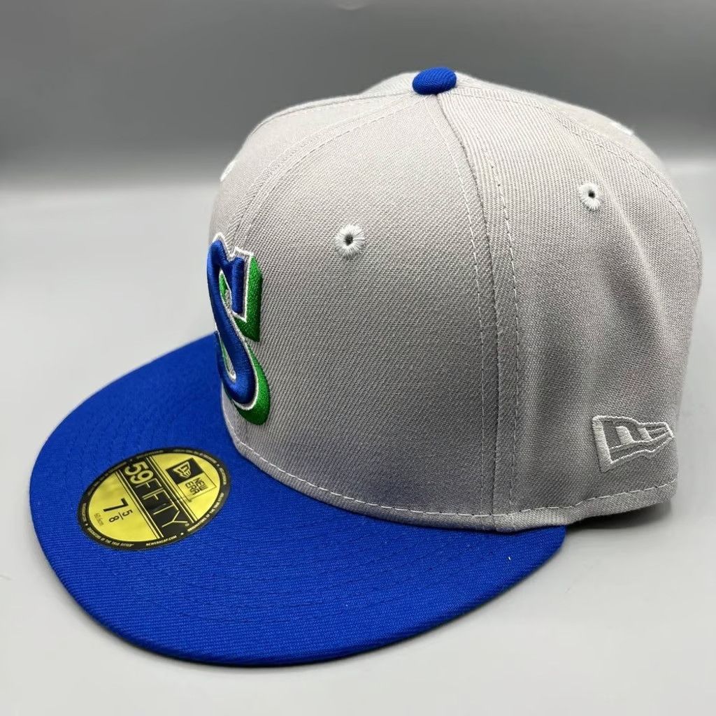 New Era Seattle Mariners Hat Men 7 5/8 59Fifty New Era Fitted Cap Size ONE SIZE - 3 Thumbnail