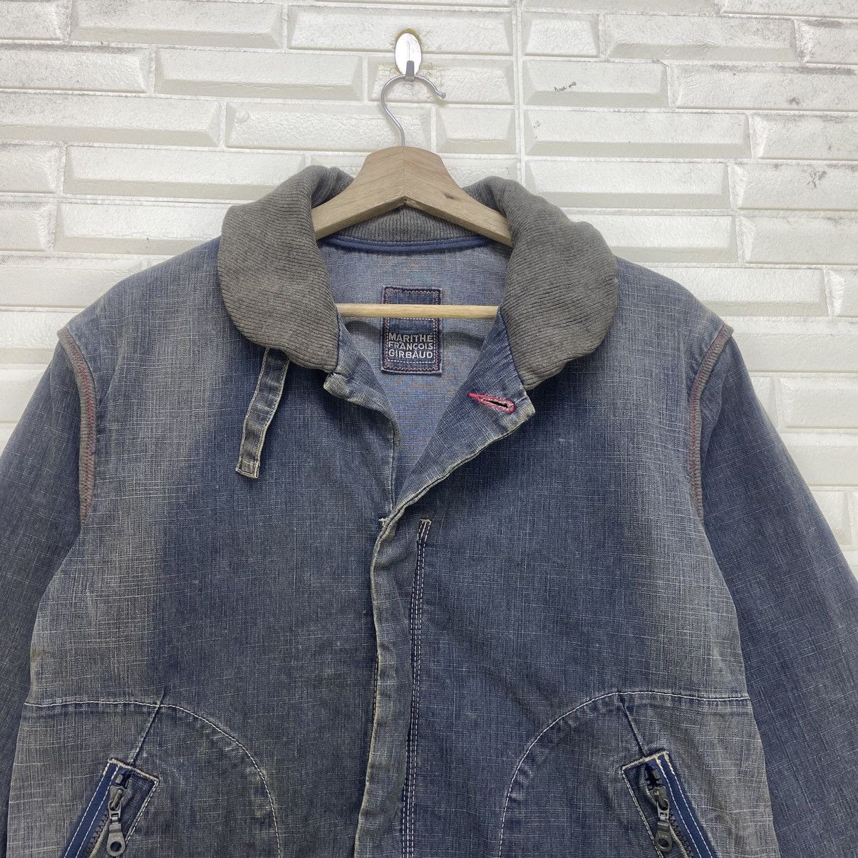 Marithe + Francois Girbaud 🔥Avant Garde Marithe Francois Girbaud Denim Jacket Size US S / EU 44-46 / 1 - 6 Thumbnail